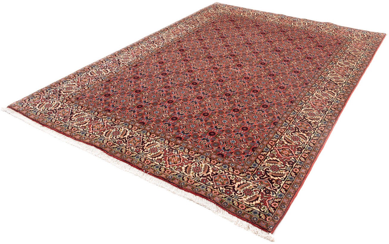 Image of morgenland Orientteppich »Perser - Bidjar - 257 x 178 cm - dunkelrot«, rechteckig, 15 mm Höhe, Wohnzimmer, Handgeknüpft, Einzelstück mit Zertifikat bei Ackermann Versand Schweiz