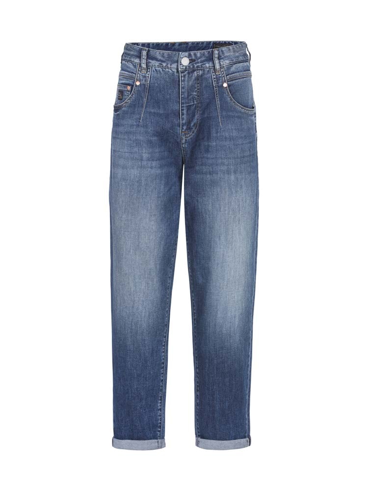 Herrlicher Straight-Jeans »Brooke Recycled Denim Light«, krempelbar