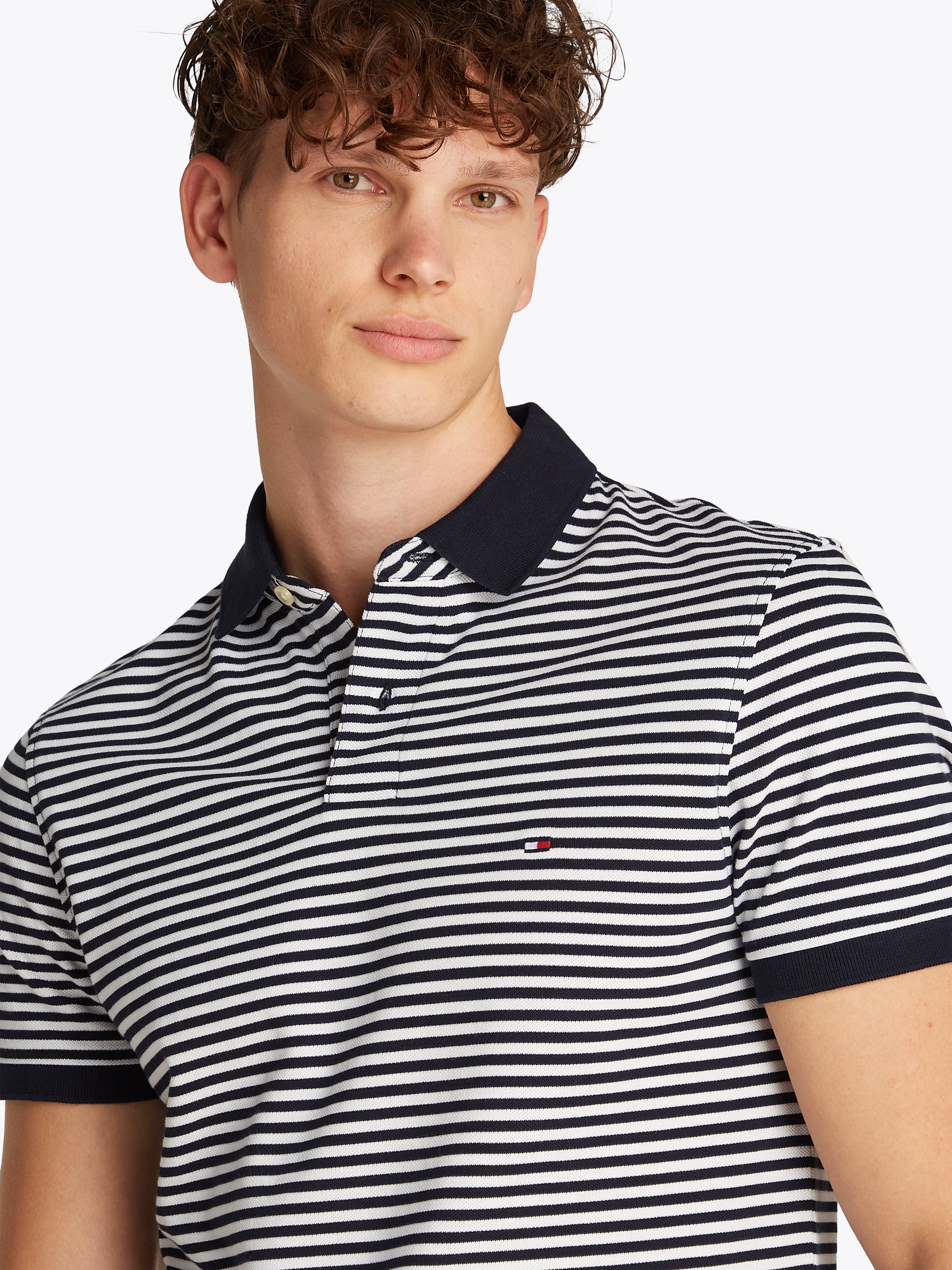 Tommy Hilfiger Poloshirt »1985 REGULAR POLO«, fein gestreift