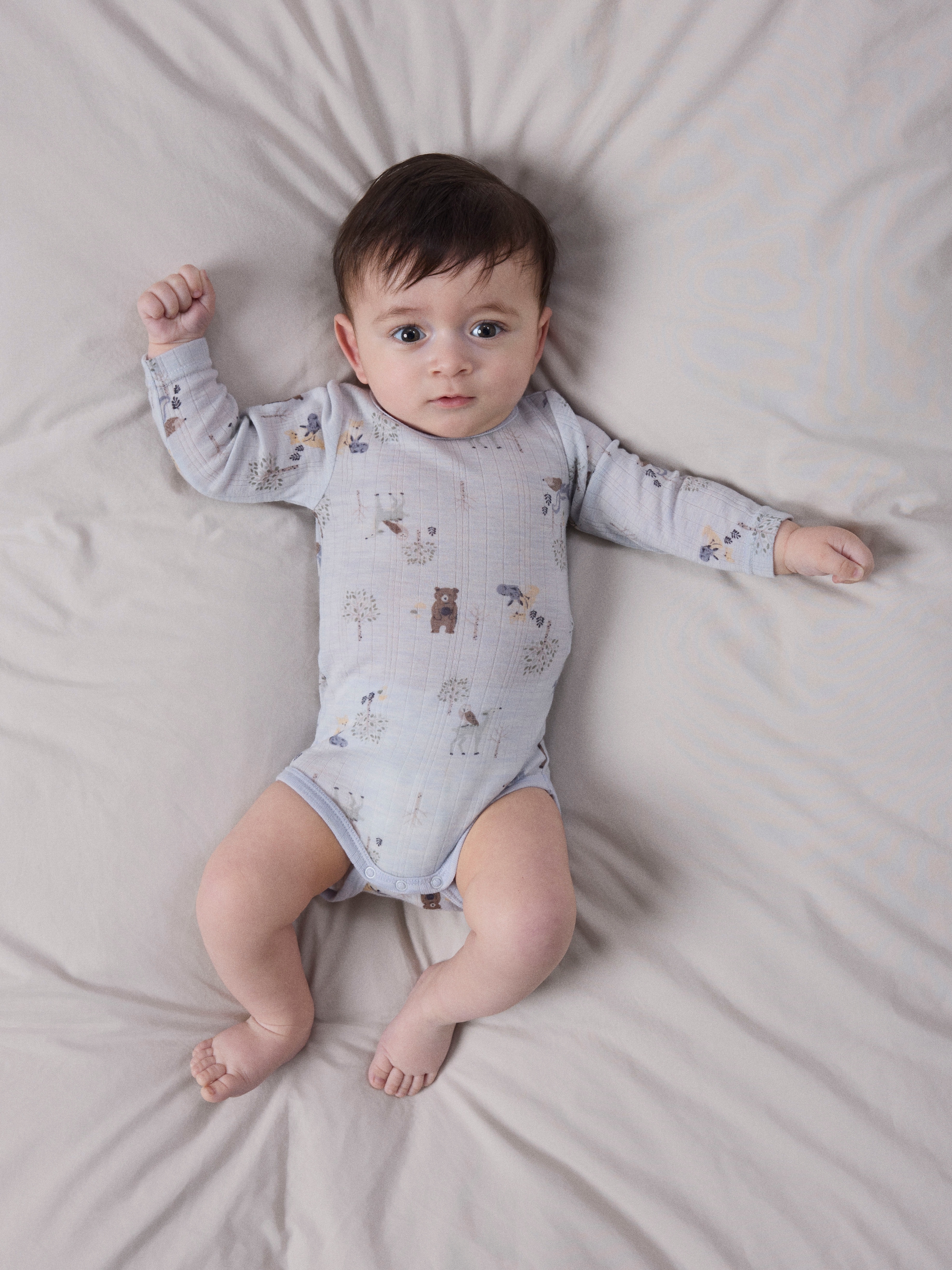 Name It Body à manches longues »NBMWANG WOOL NEEDLE LS BODY NOOS« laine
