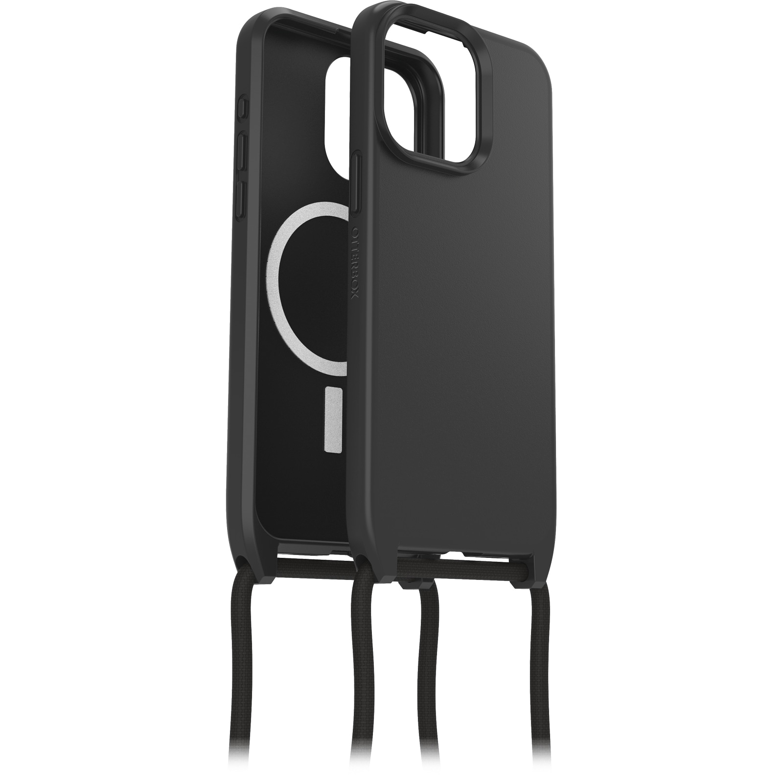 Otterbox Case zum Umhängen »React Necklace Hülle für MagSafe für Apple iPhone 15 Pro Max«, Apple iPhone 15 Pro Max, ultraschlanke, schützende Hülle mit verstellbarer Handykette