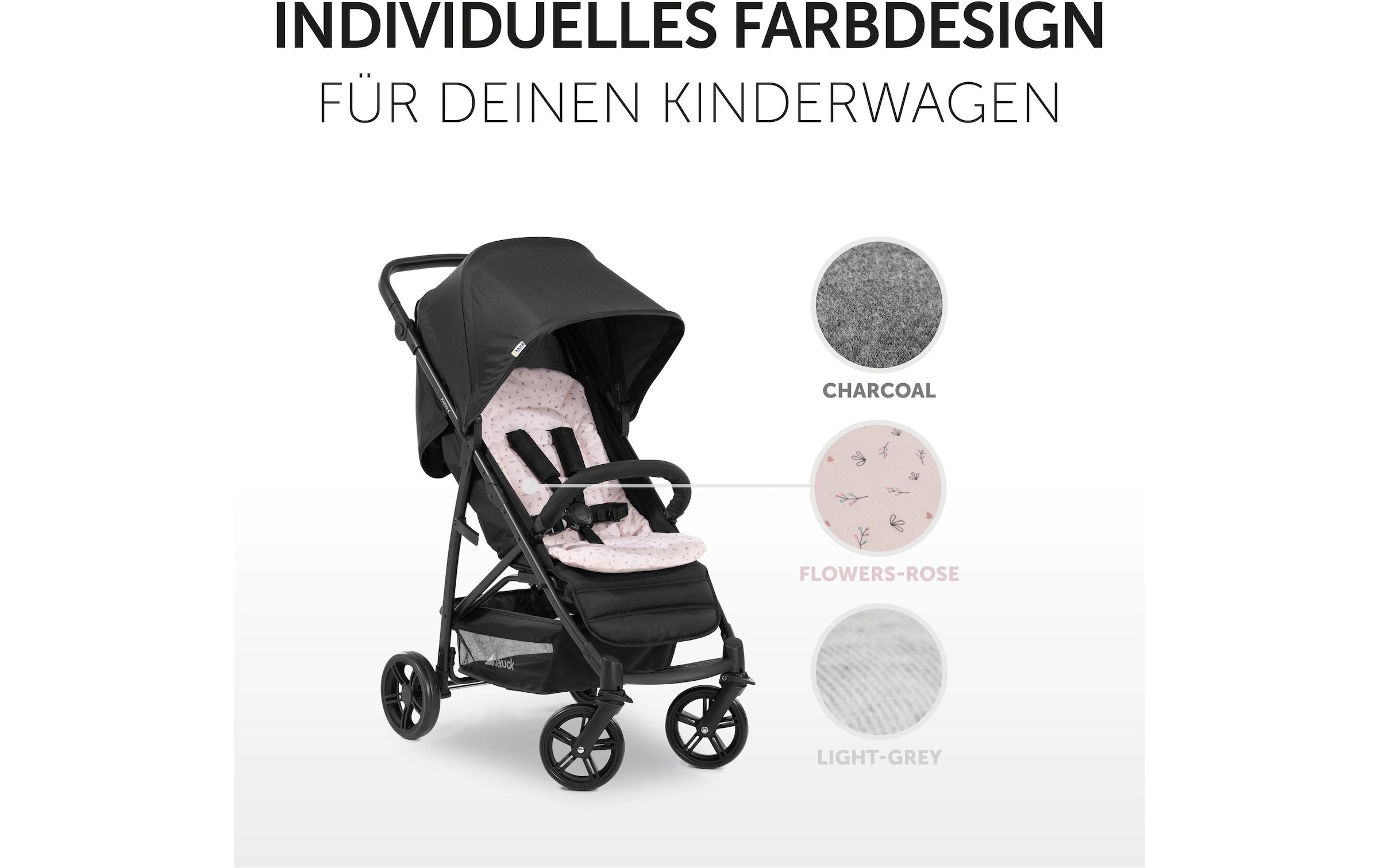 Hauck »Seat Liner, Flowers Rose« également adapté aux poussettes