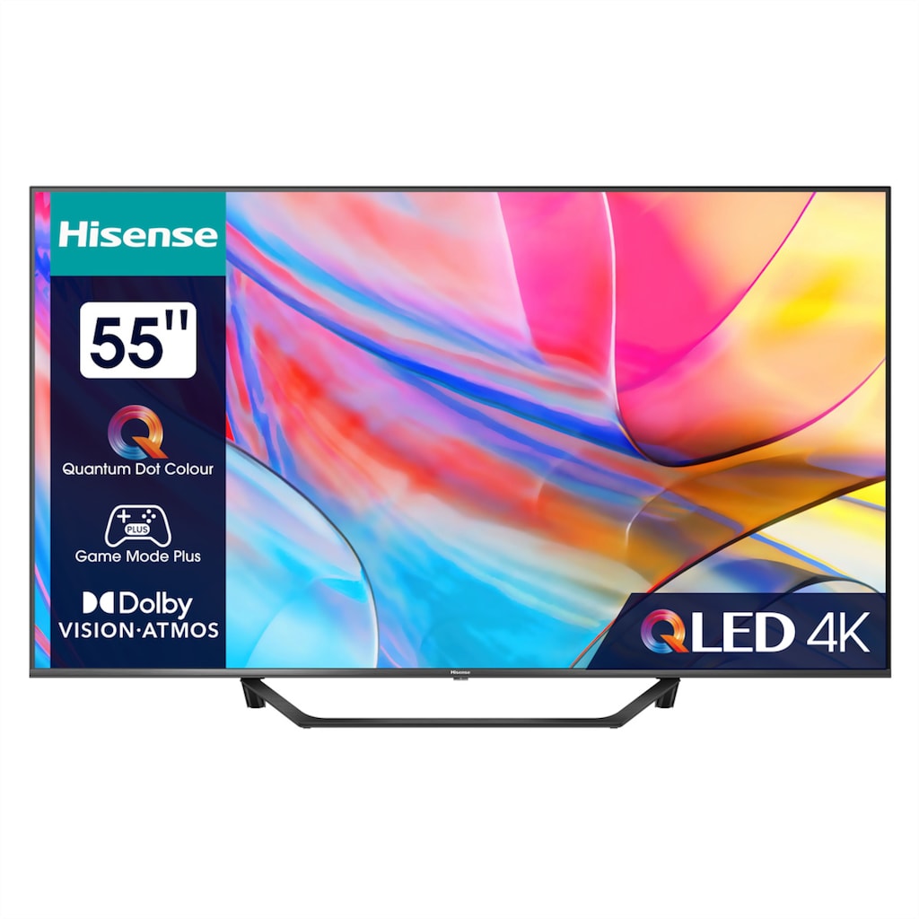 Hisense QLED-Fernseher »Hisense TV 55A7KQ, 55", 4K, QLED«, 140 cm/55 Zoll