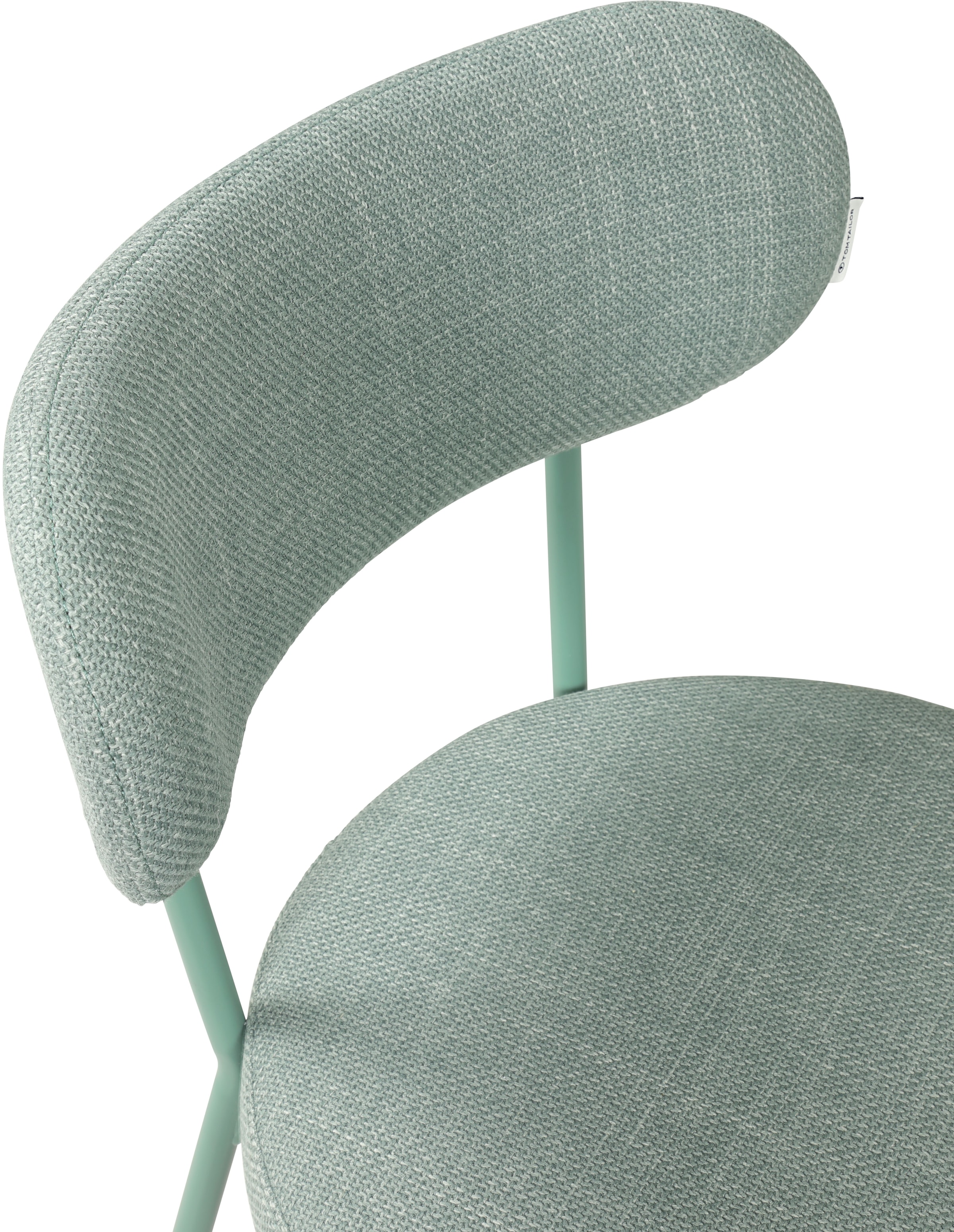 TOM TAILOR HOME 4-Fussstuhl »SOFT PAD CHAIR« (Set) 2 Stk.Esszimmerstuhl, 4-Fussgestell, mit Rückenausschnitt
