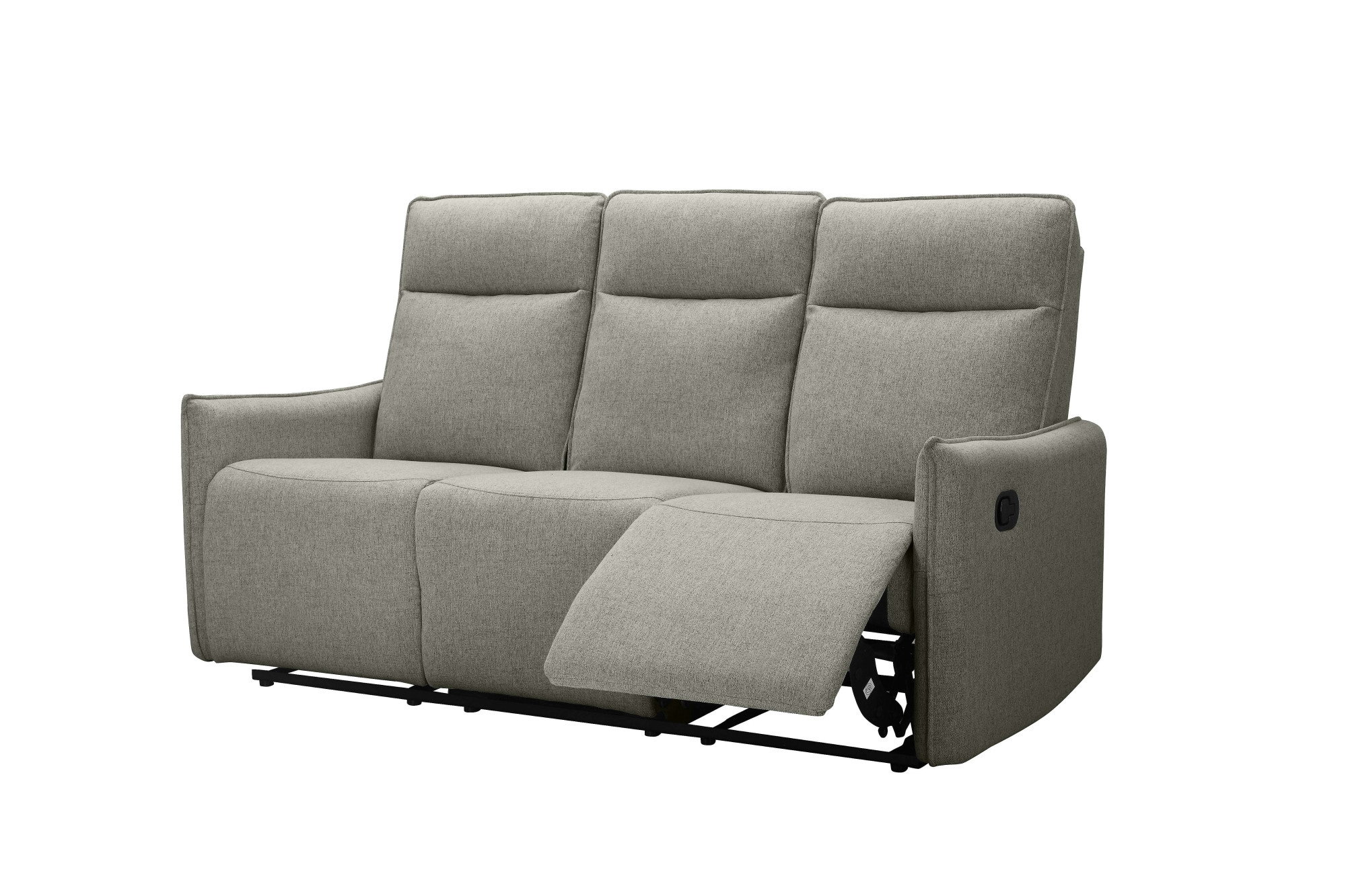 Dorel Home 3-Sitzer »Lugo, Kinosofa mit Reclinerfunktion in Kunstleder und Webstoff«, mit manueller Relaxfunktion in 2 Sitzen