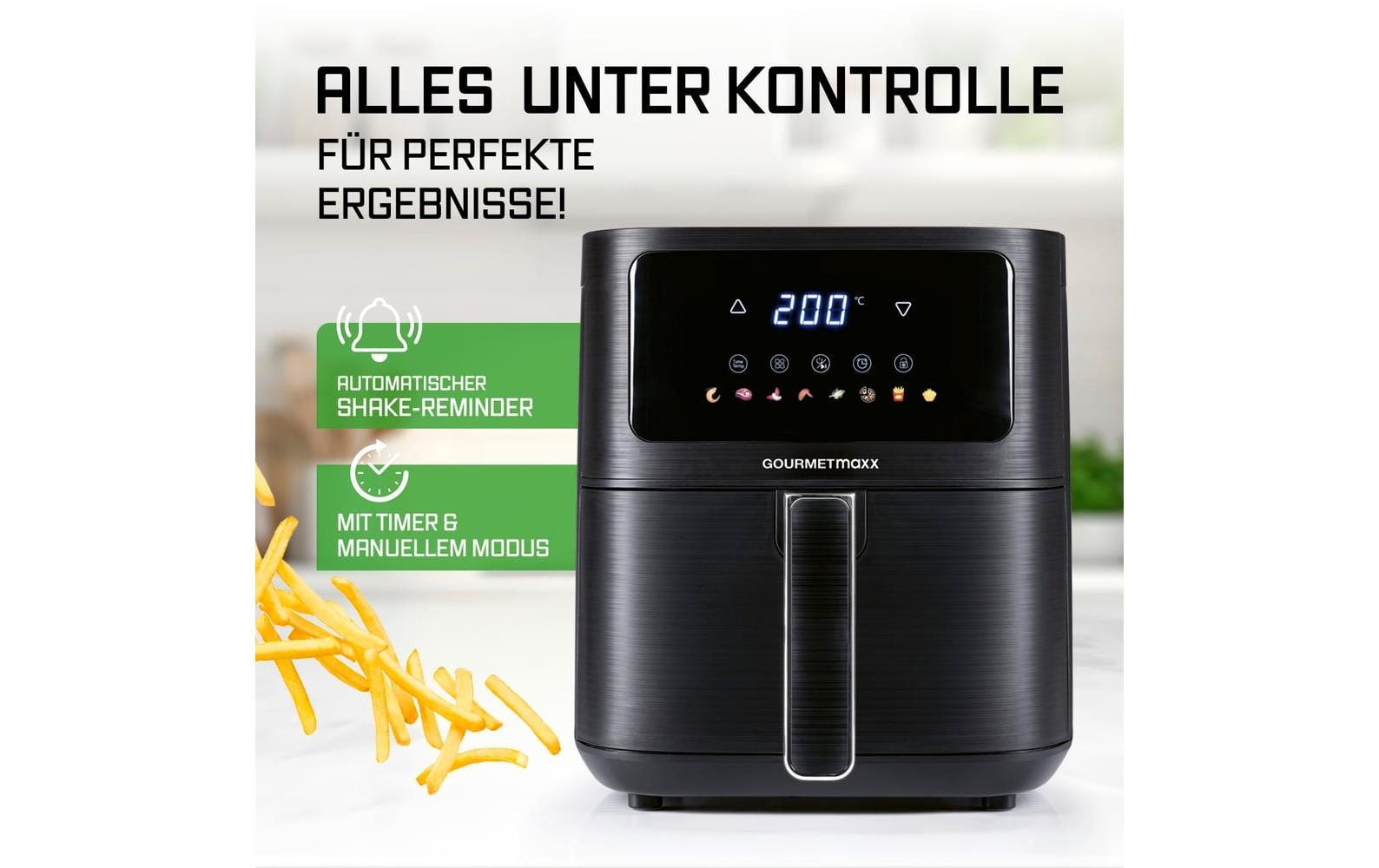 GOURMETmaxx Heissluftfritteuse »AirGenius S 4,5 l«, 1500 W