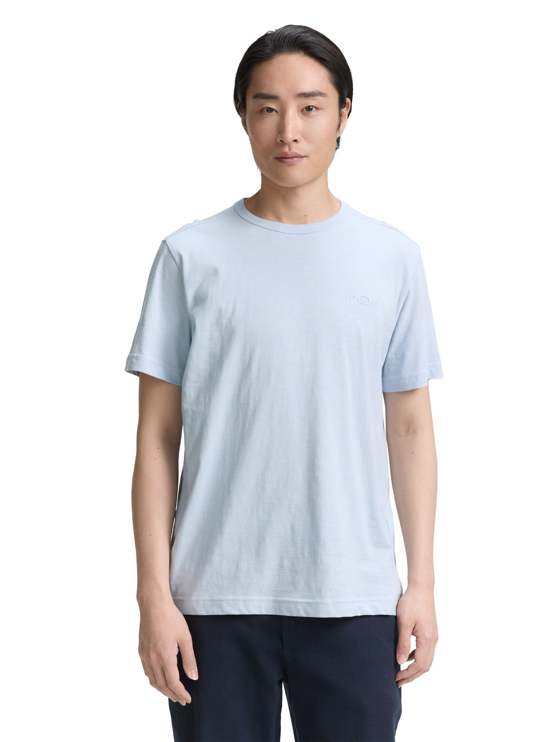 Image of TOM TAILOR T-Shirt mit Logo Stickerei
