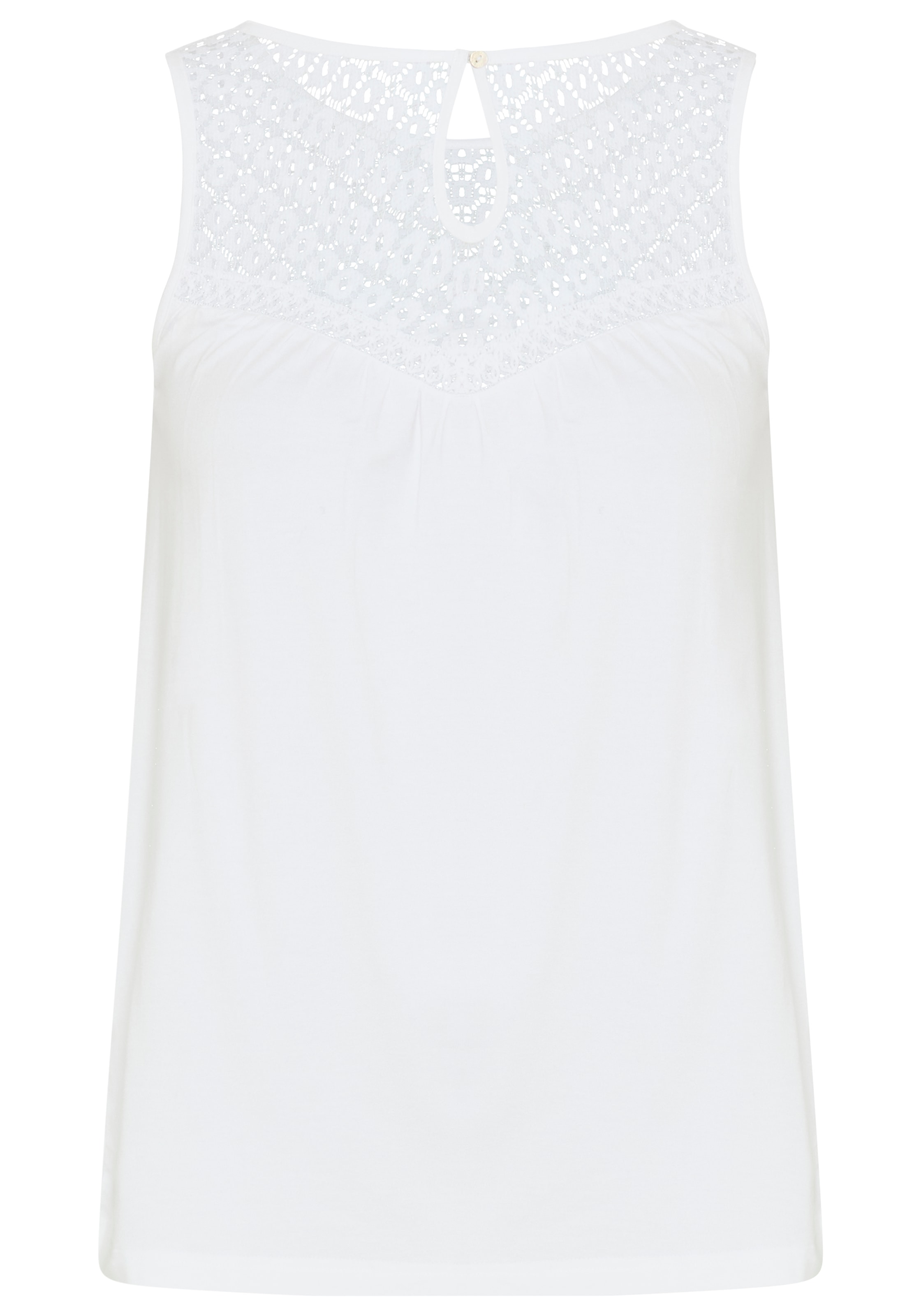 Tamaris Top en dentelle mit ausgestellter Passform