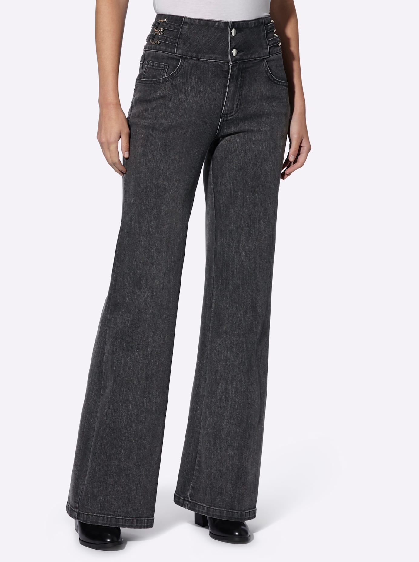 heine Bootcut-Jeans, (1 tlg.)