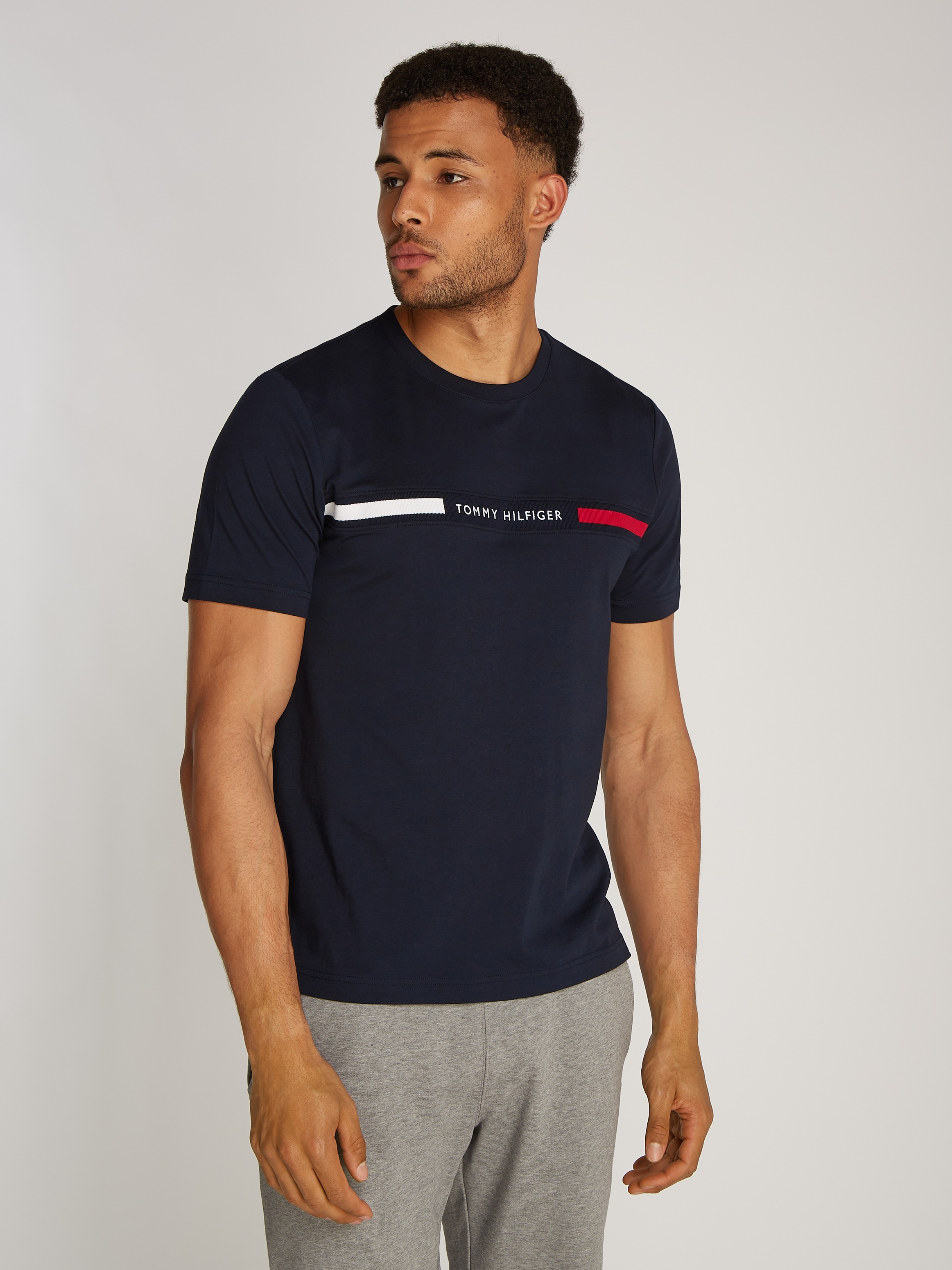 Tommy Hilfiger T-Shirt »HILFIGER CHEST INSERT TEE«