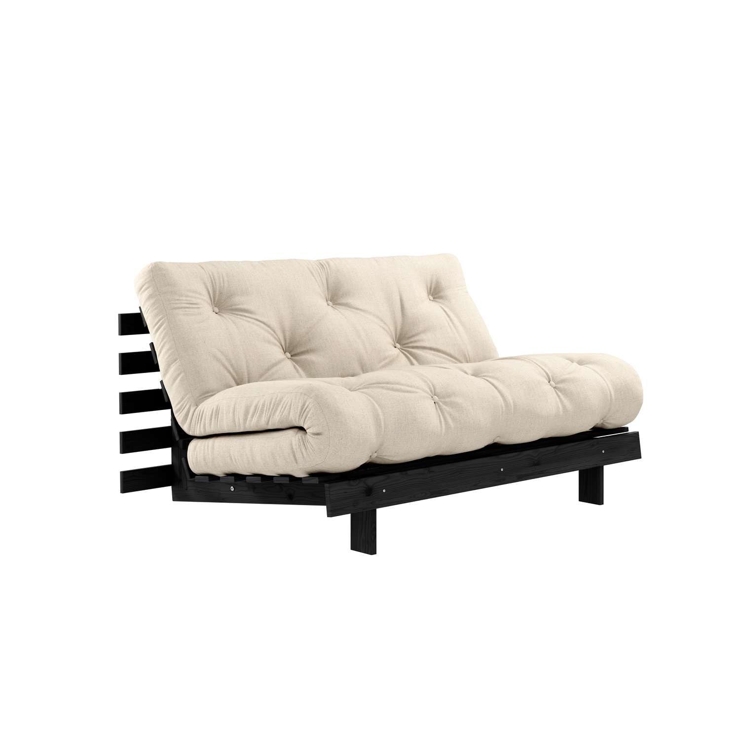 Karup Design Daybett »Daybett Roots Schlafsofa – Gästebett & Sofa aus FSC®-Kiefer«, Inkl. Futonmatratze, in mehreren Grössen & Farben erhältlich