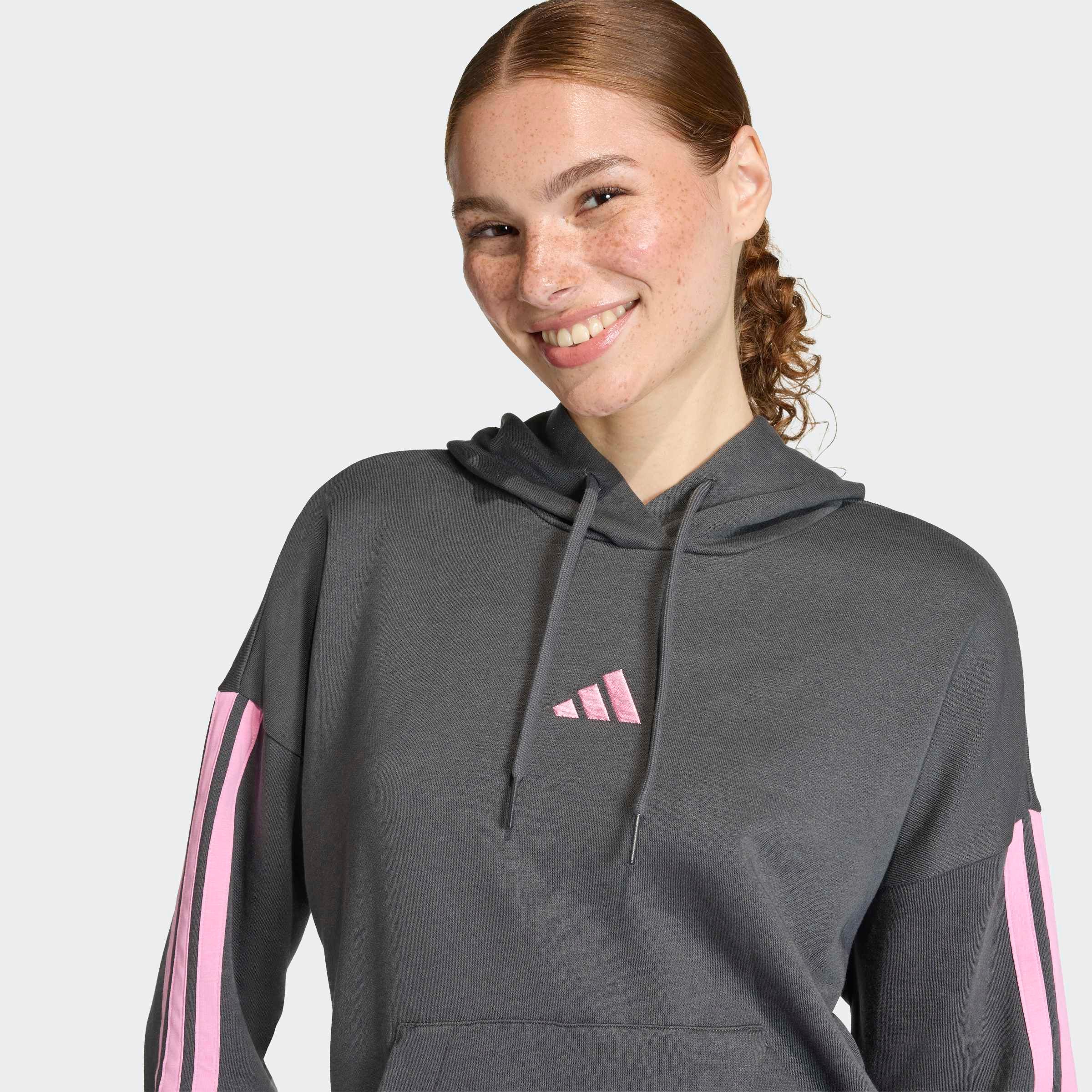 adidas Sportswear Sweat à capuche »ESSENTIALS 3-STREIFEN FLEECE-HOODIE«
