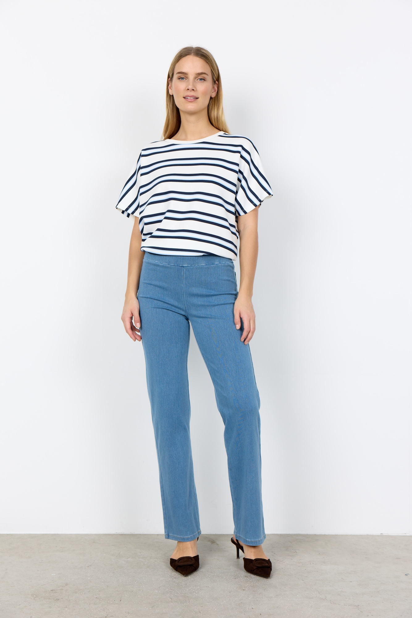 soyaconcept T-shirt »SC-BARNI 50« aus Viskosemischung mit Modal, Polyester und Elasthan