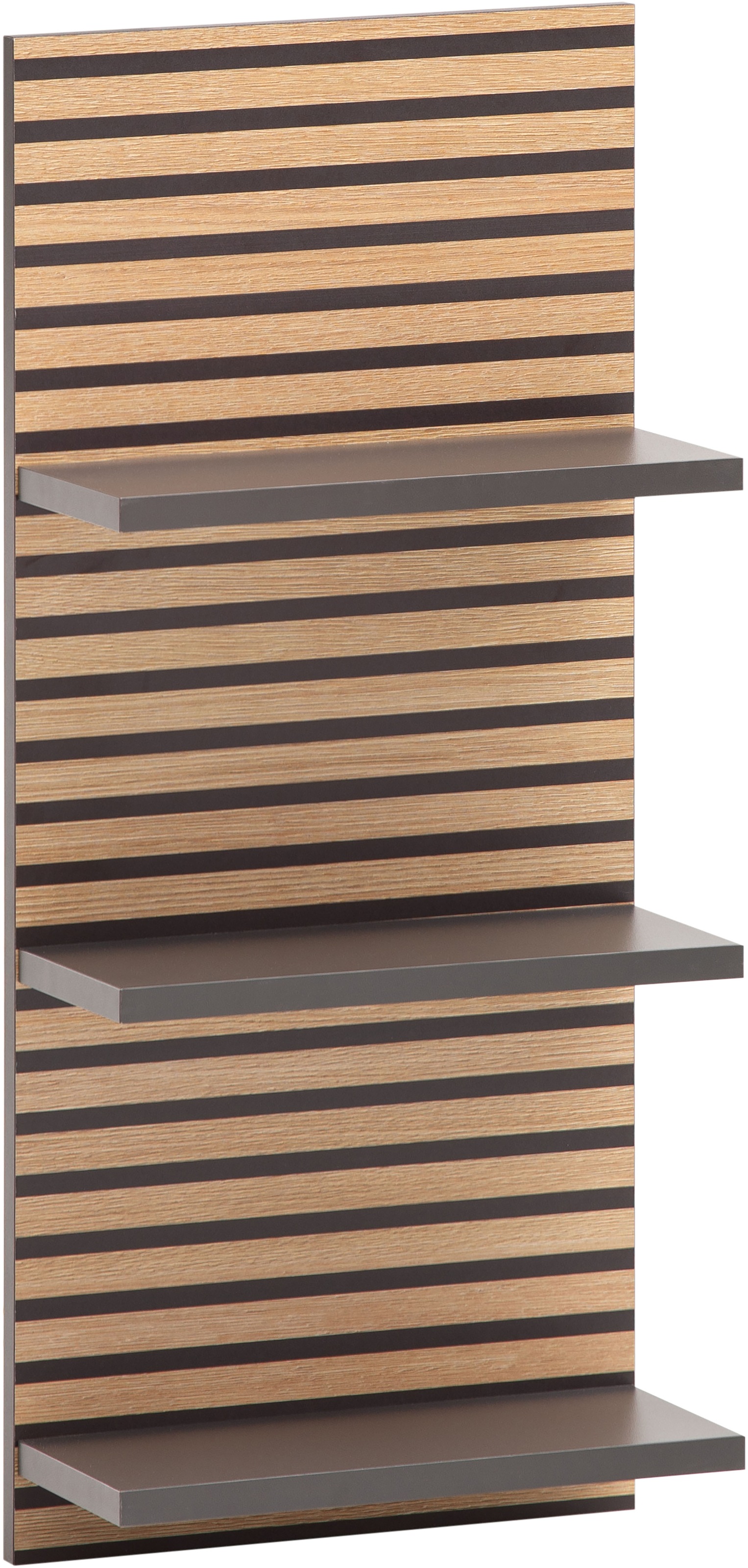 Image of Schildmeyer Wandregal "Katta, Breite 30 cm" Drei Ablageböden, Rückwand in Akustikoptik