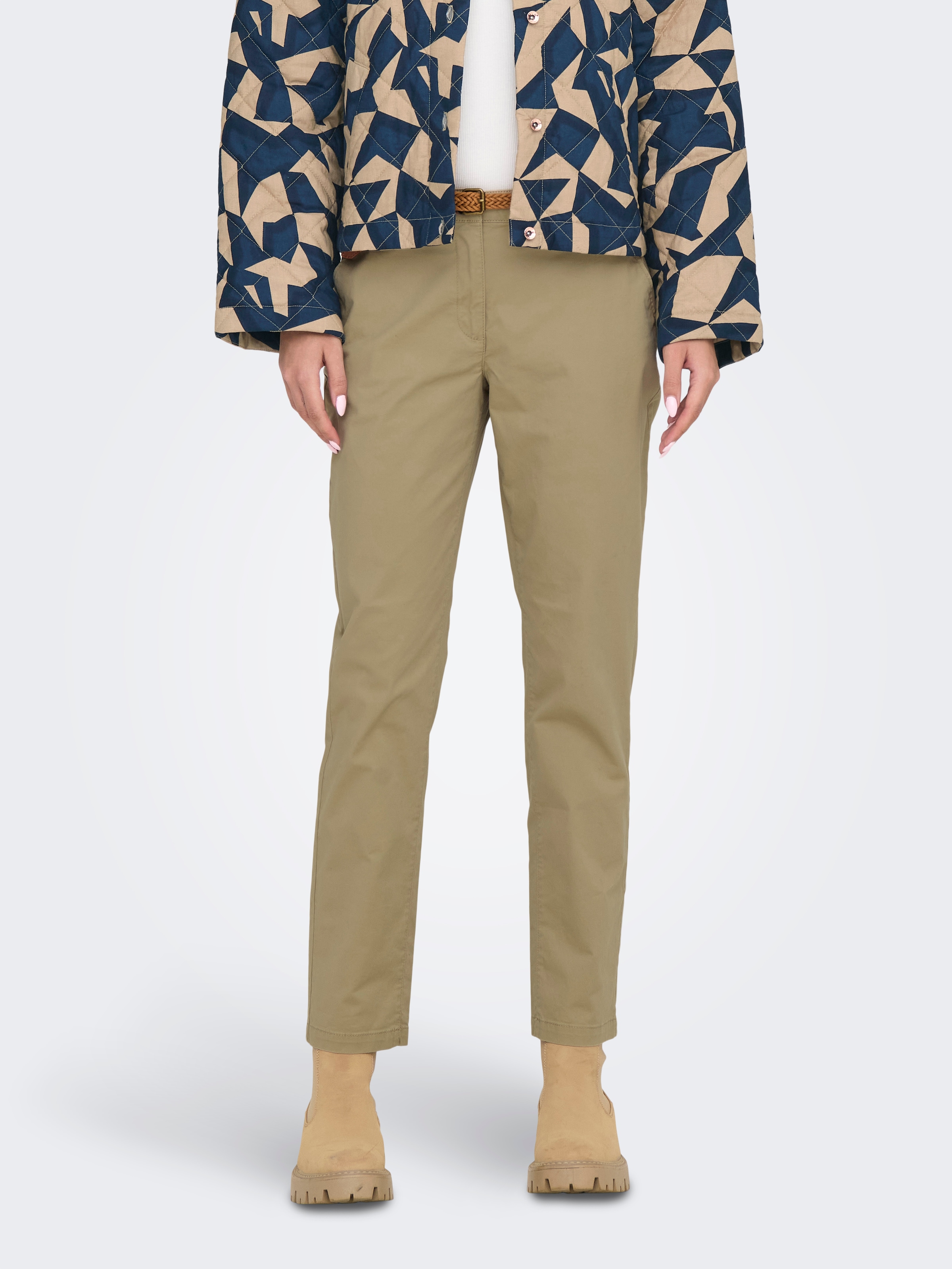 Image of JDY Chinohose "JDYCHICAGO MW BELTED CHINO PANTS PNT DIA"