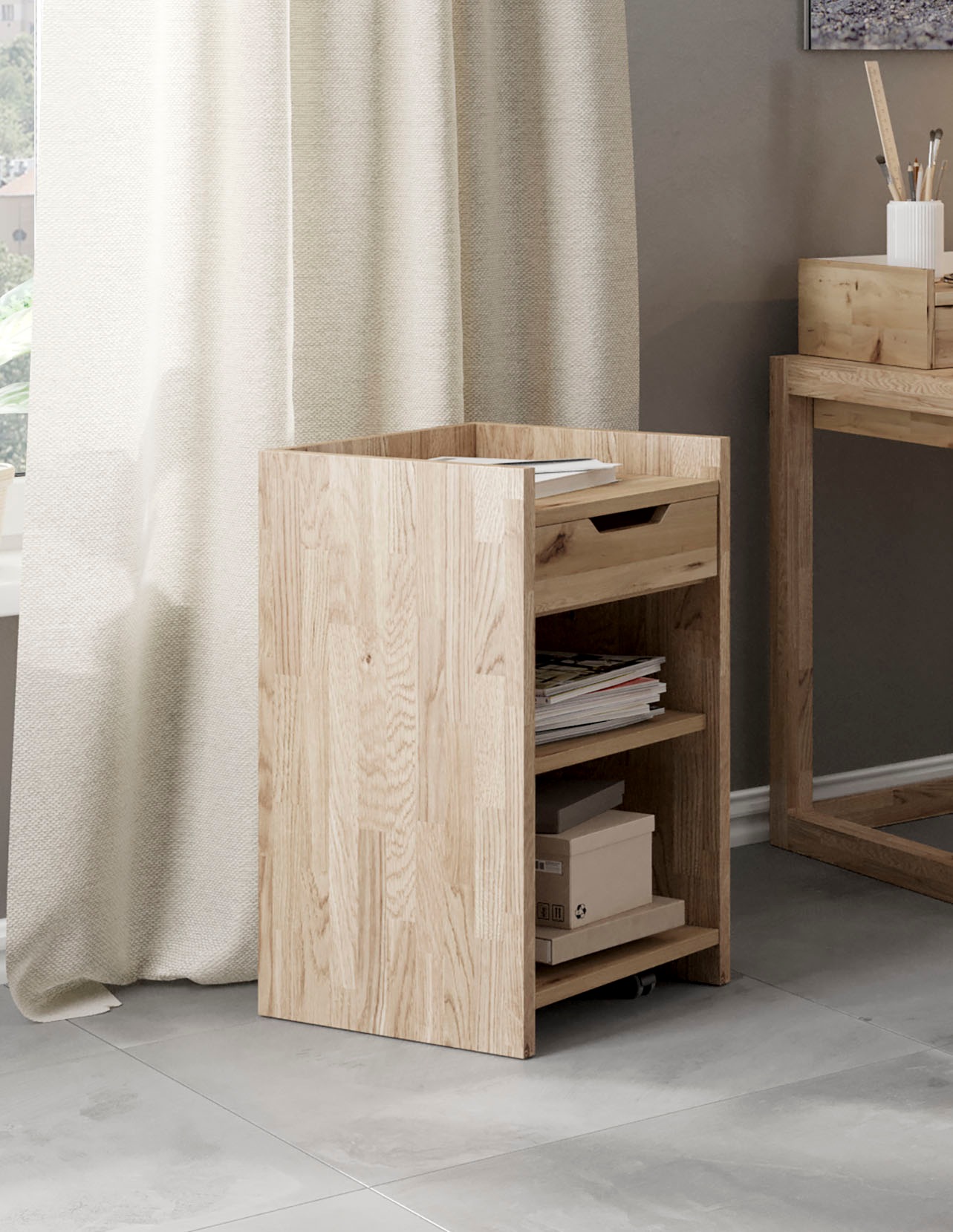 Image of Home affaire Container »Work«, (Roll-Container optional zum Schreibtisch WORK) bei Ackermann Versand Schweiz