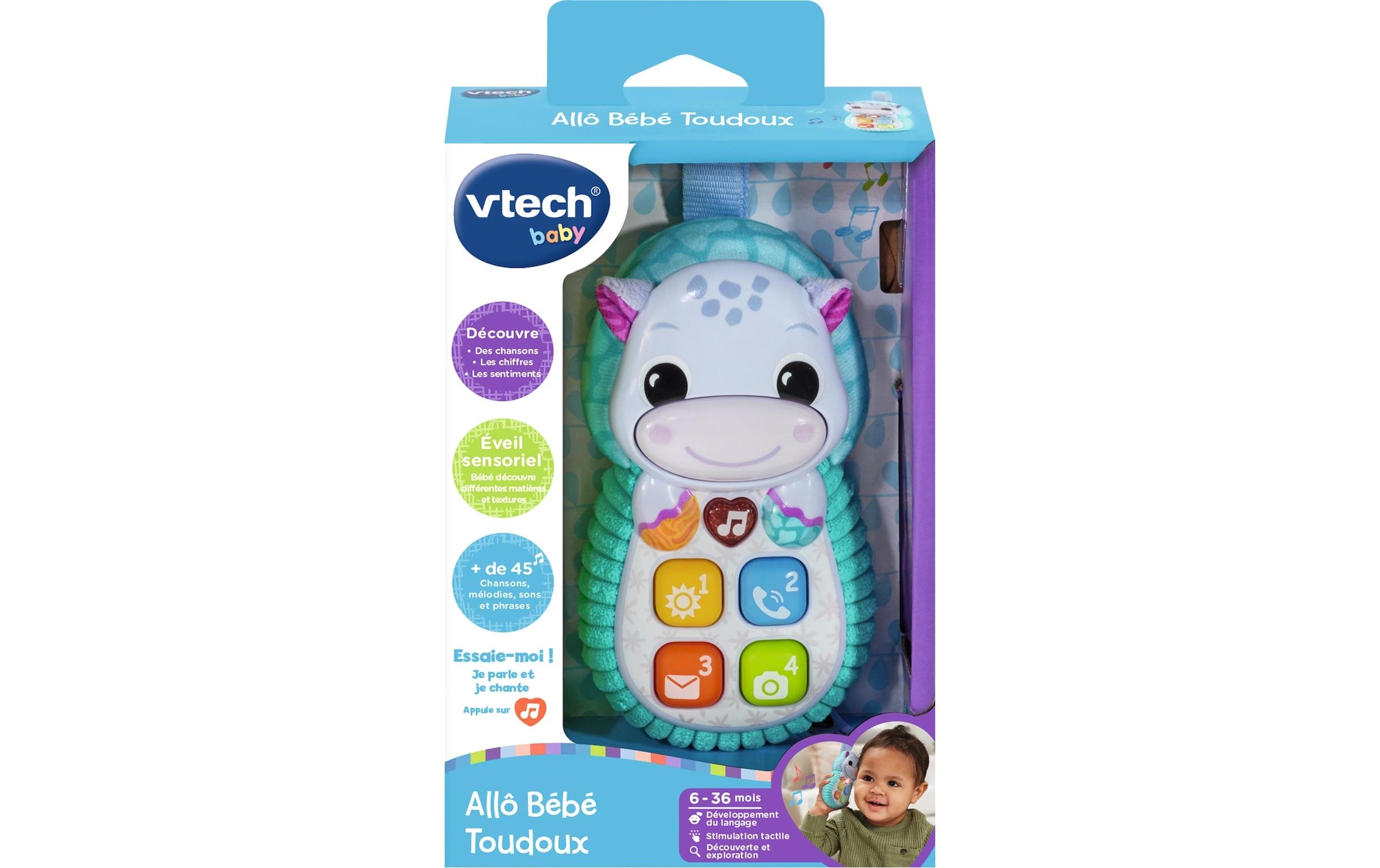 Vtech® Spieltelefon »Beschäftigungsspielzeug Allô Bébé Toudoux bleu -FR-«