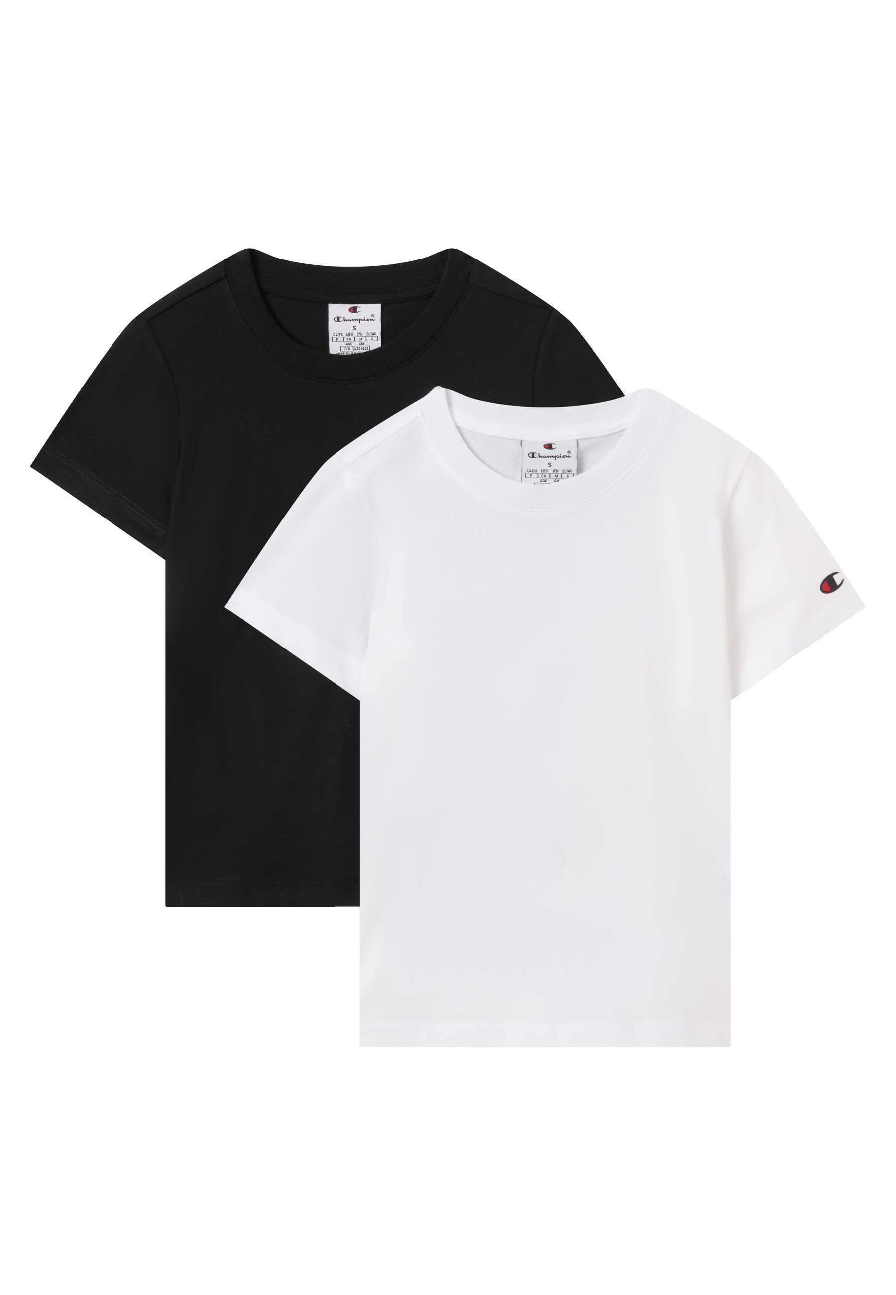 Image of Champion T-Shirt "ICONS 2 pack Crewneck T-Shirt" 2 Stk. für Kinder und Jugendliche, Kurzarm, sportlicher Stil