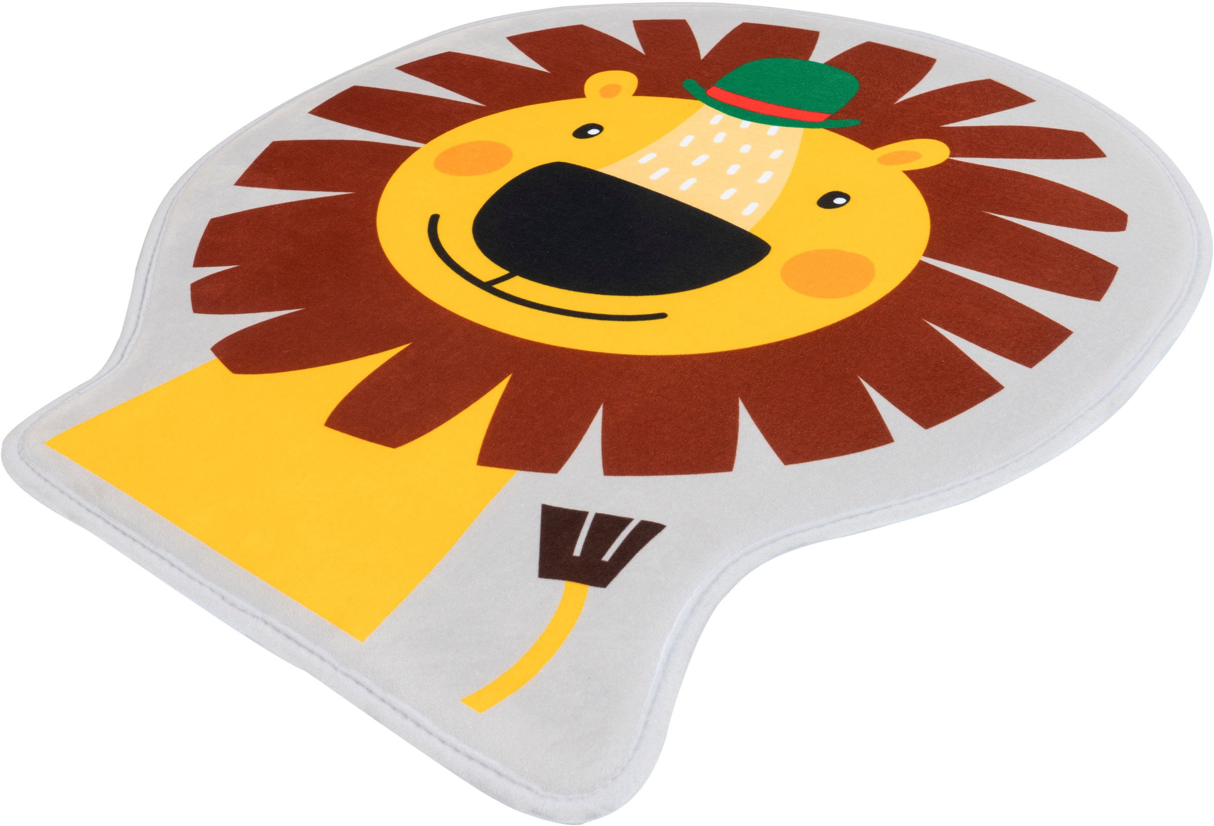 Image of Obsession Kinderteppich »My Mila Kids 148«, Motivform, 8 mm Höhe, Motiv Löwe, waschbar, Kinderzimmer bei Ackermann Versand Schweiz