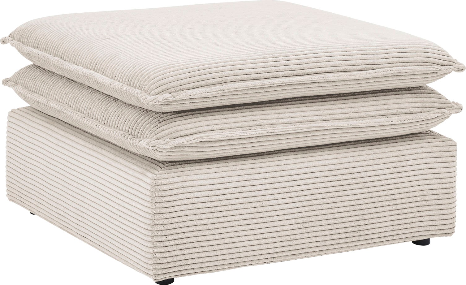 Home affaire Hocker »PIAGGE« Hochwertiger Cord, passend zum Sessel
