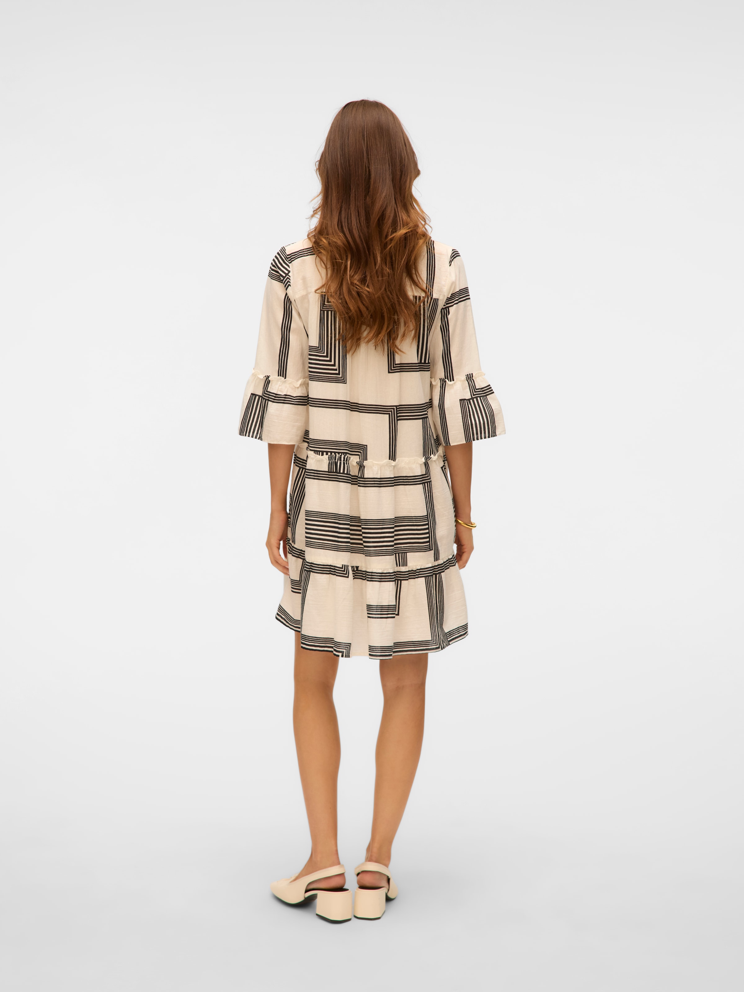 Vero Moda Tunikakleid »VMDICTHE 3/4 TUNIC EXP«, mit Volant