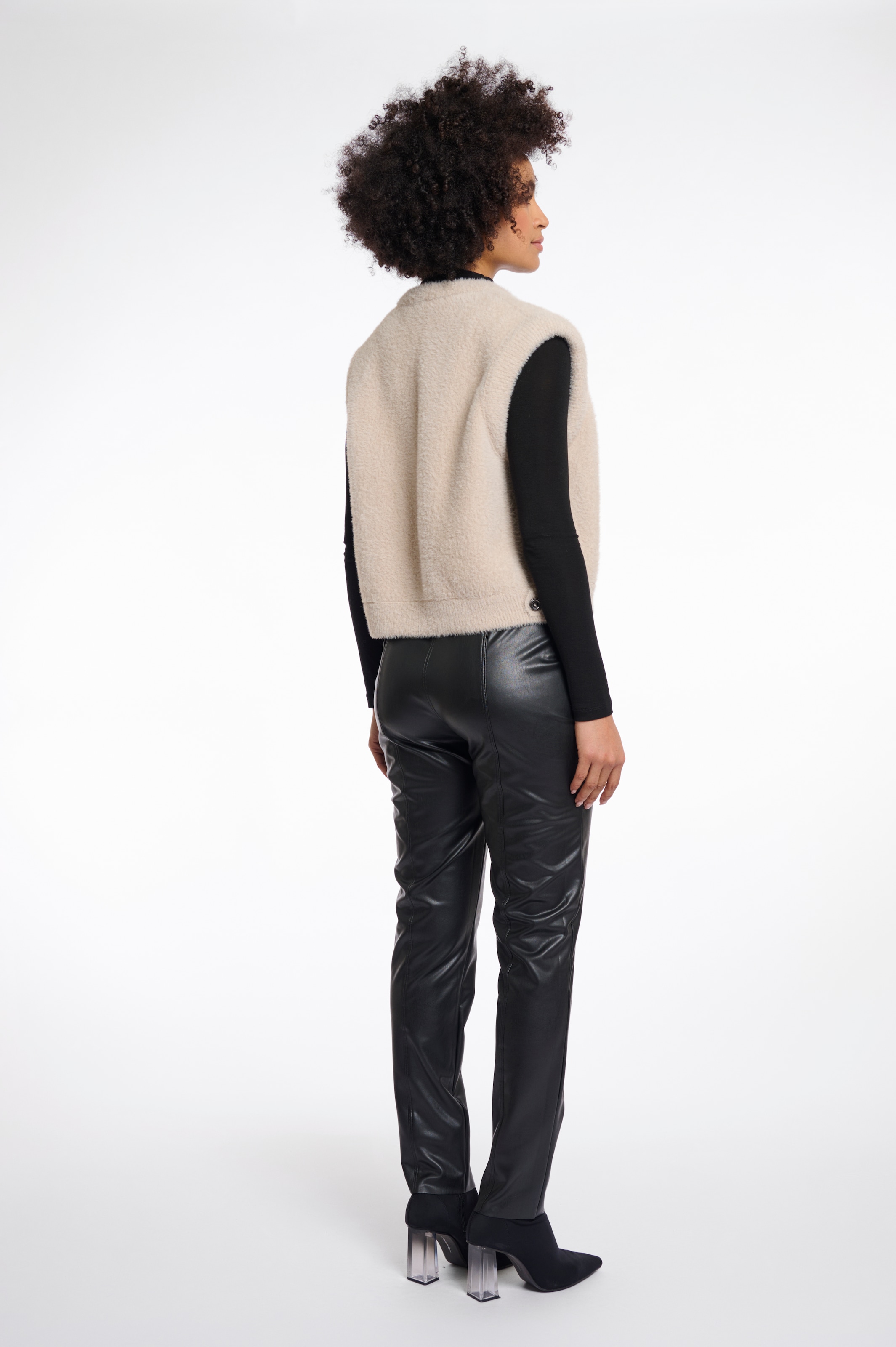 Rino & Pelle Gilet court »ELONA« mit Bündchen