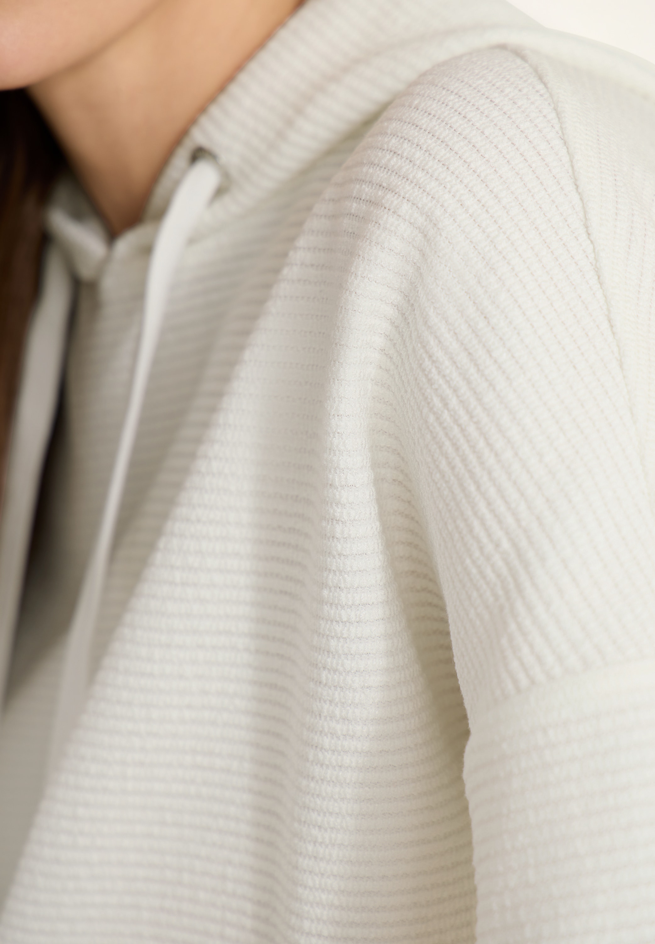 Cecil Sweater , Halbarm mit Kapuze und Tunnelzug
