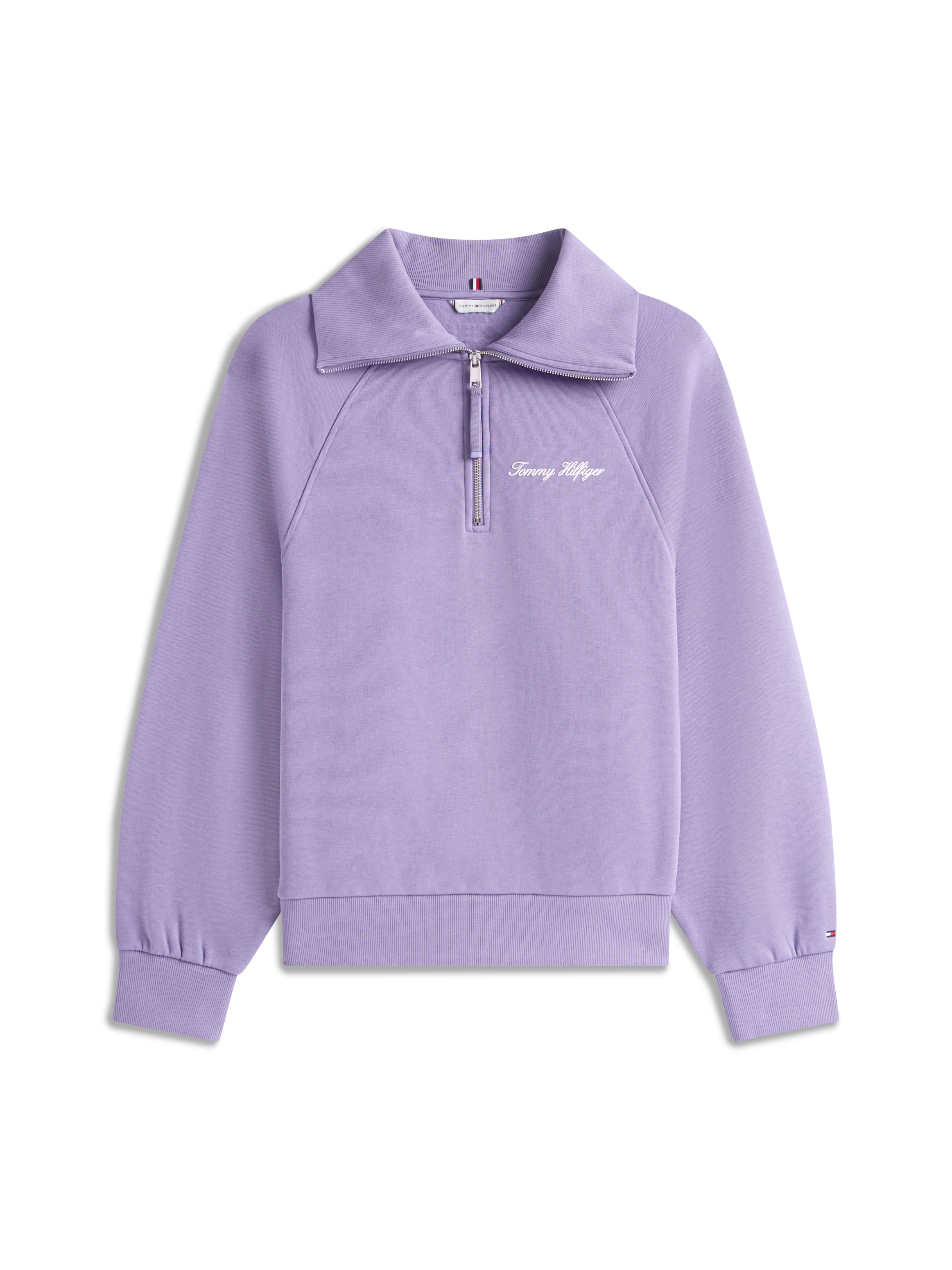 Tommy Hilfiger Curve Sweatshirt »CRV CLASSIC SCRIPT FLEECE 1/2ZIP«, in grossen Grössen