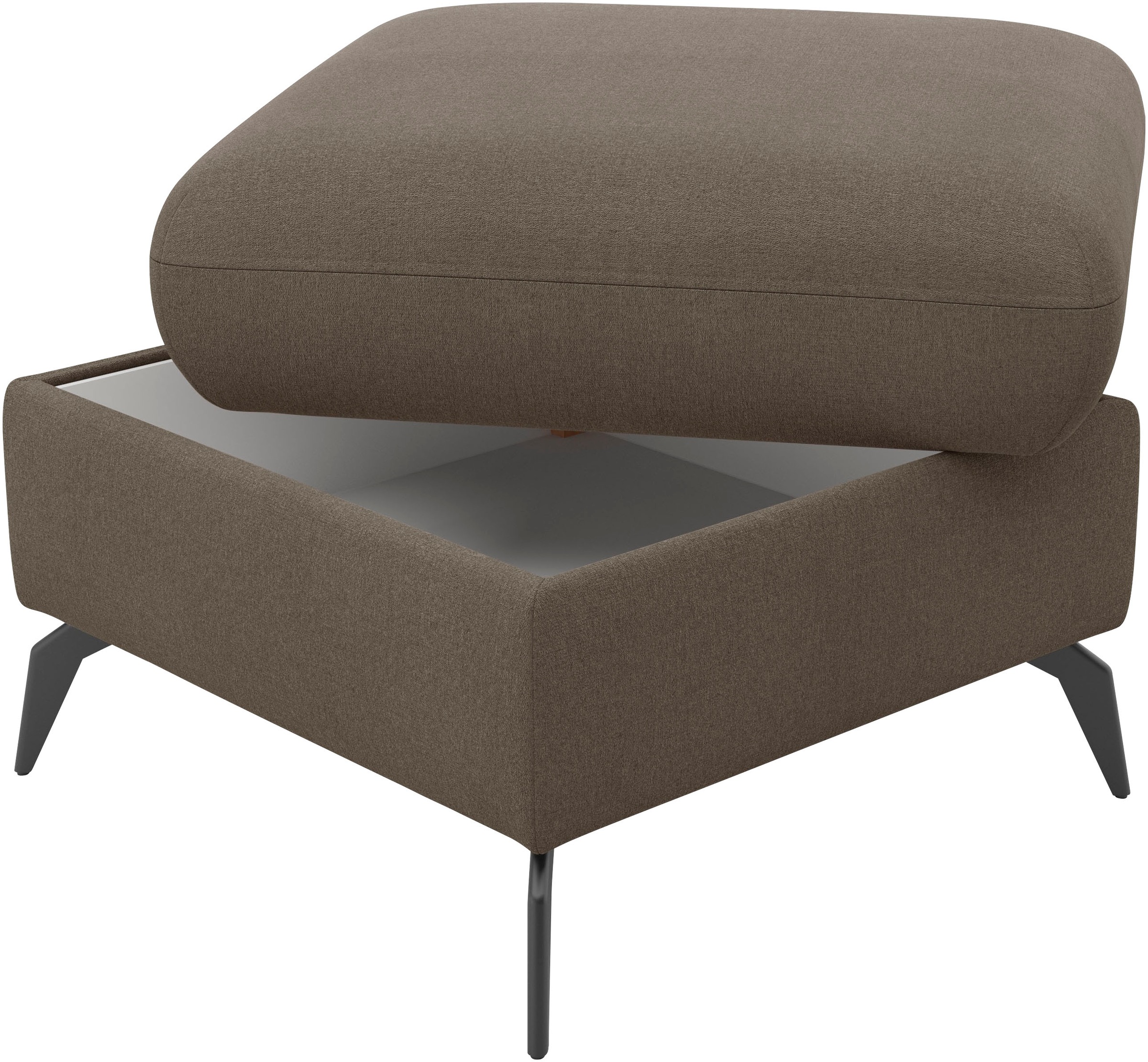 Home affaire Polsterhocker »Rochelle«, (1 St.), moderne 15 cm Metallfüsse