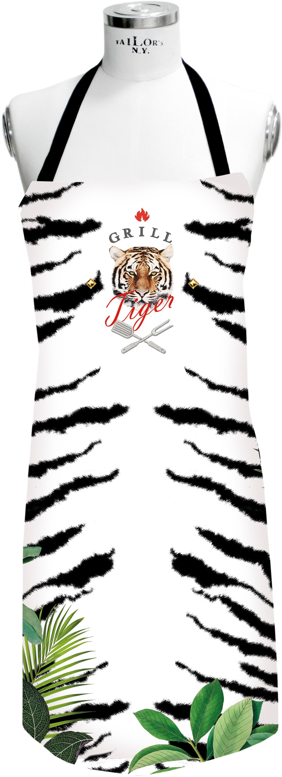 Image of APELT Grillschürze "3976 Outdoor, GRILL Tiger" 1 Stk. Digitaldruck