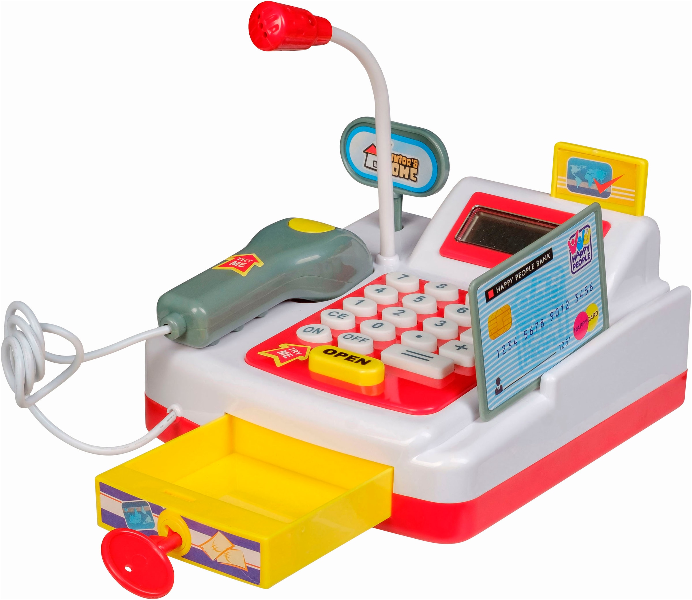 Happy People Spielkasse mit Rechnerfunktion und LCD Bildschirm