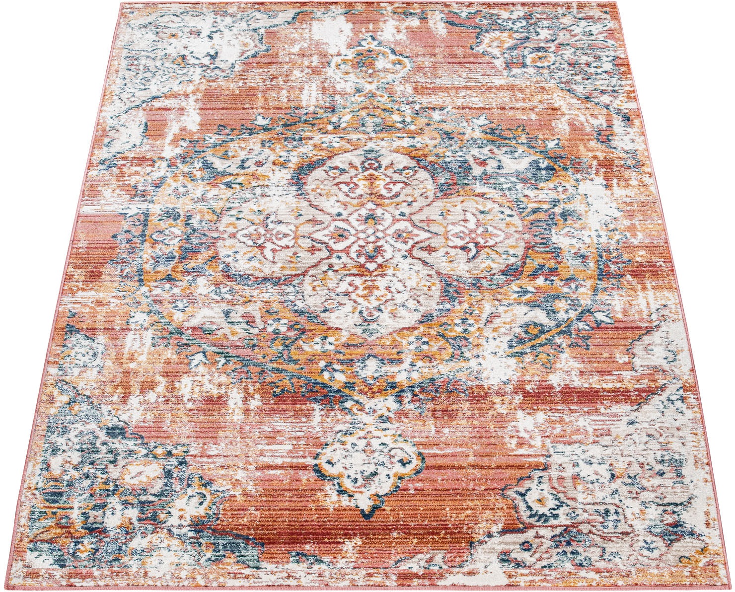 Image of Paco Home Teppich »Herbete 733«, rechteckig, 8 mm Höhe, Kurzflor, Orient-Optik, Vintage Design, ideal im Wohnzimmer & Schlafzimmer bei Ackermann Versand Schweiz