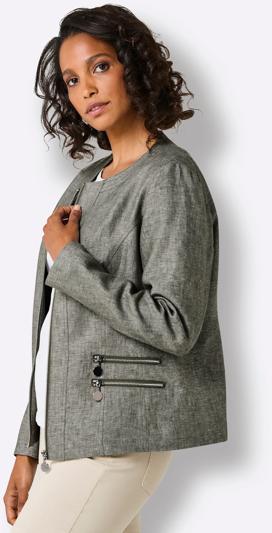 CREATION L PREMIUM Veste blazer »Leinen-Blazer«