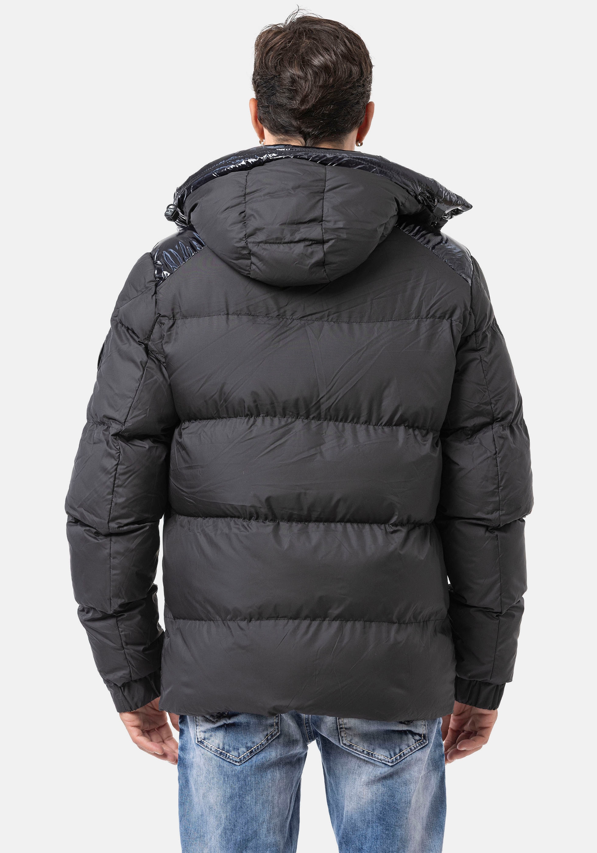 Cipo & Baxx Steppjacke mit Kapuze