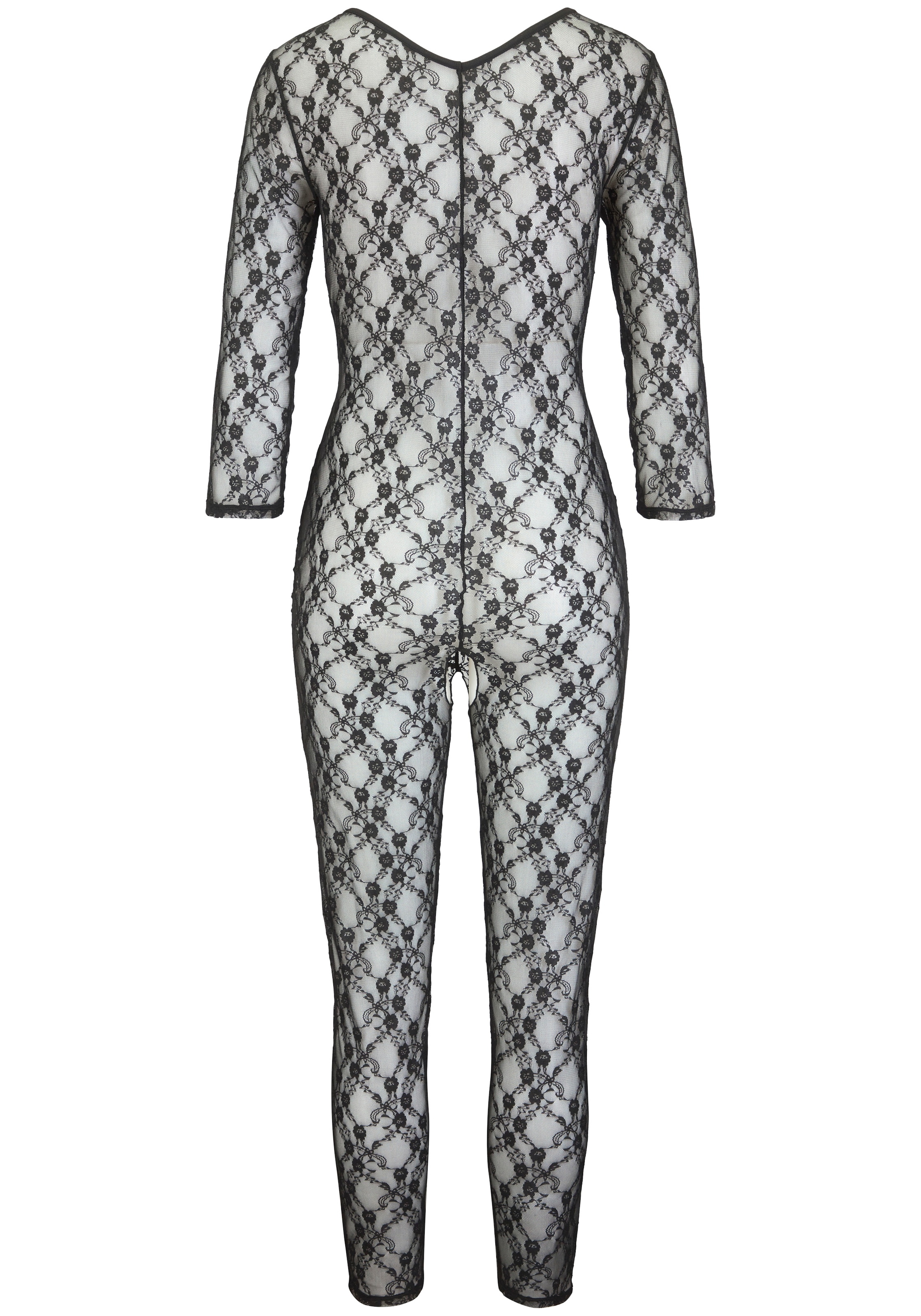 petite fleur gold by Lascana Body-Ouvert », Catsuit, Bodystocking mit Ouvert-Öffnung, grosse Grössen« en dentelle légèrement transparente, lingerie sexy, sous-vêtements séduisants