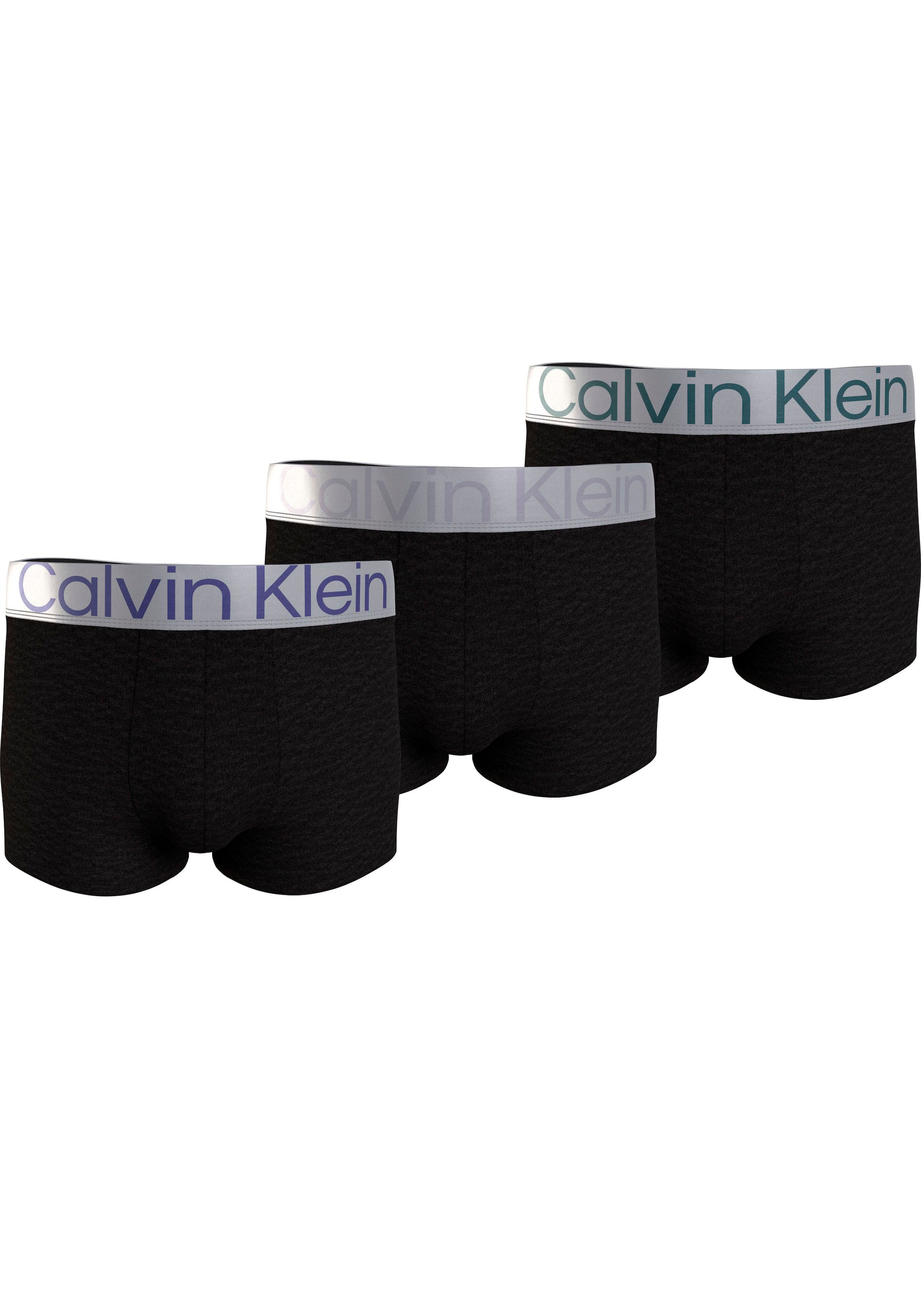 Calvin Klein Trunk »TRUNK 3PK«, (Packung, 3 St., 3er-Pack), mit  Logo-Elastikbund sans frais de livraison sur