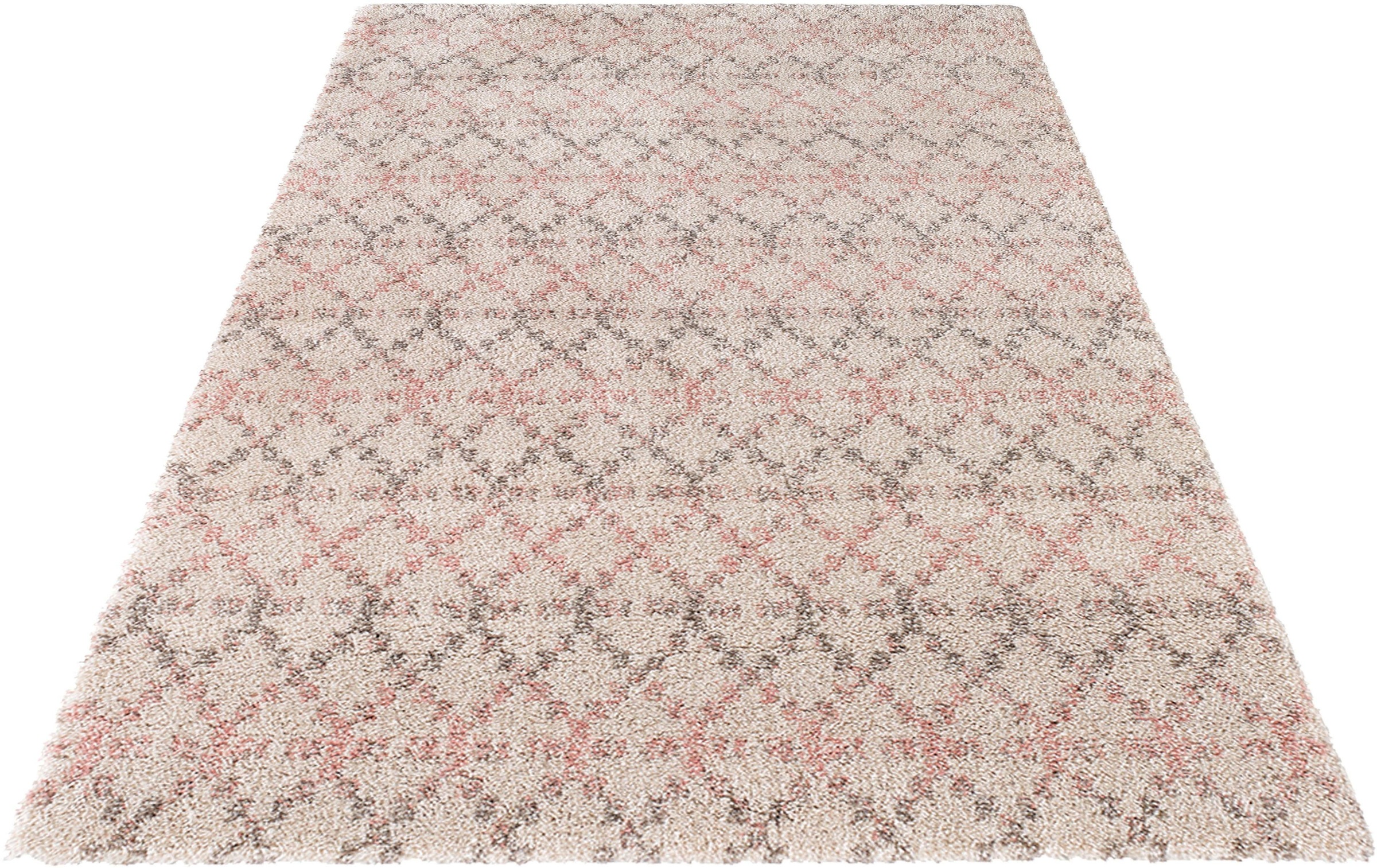 Image of MINT RUGS Hochflor-Teppich »Cameo«, rechteckig, 35 mm Höhe, Grafisches Design, weicher, dichter Flor, Wohnzimmer, Schlafzimmer, Arbeitszimmer, Robust, Pflegeleicht bei Ackermann Versand Schweiz