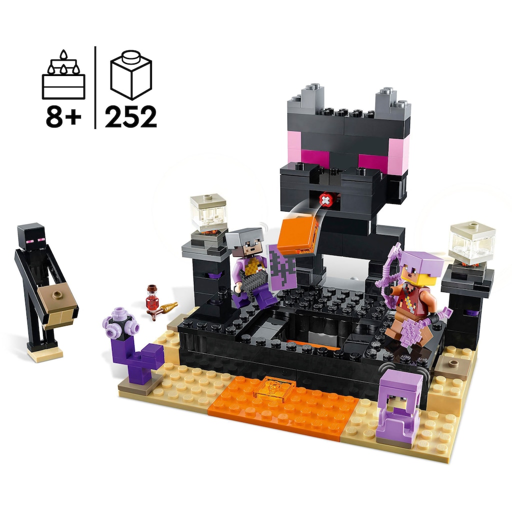 LEGO® Konstruktionsspielsteine »Die End-Arena (21242), LEGO® Minecraft«, (252 St.)