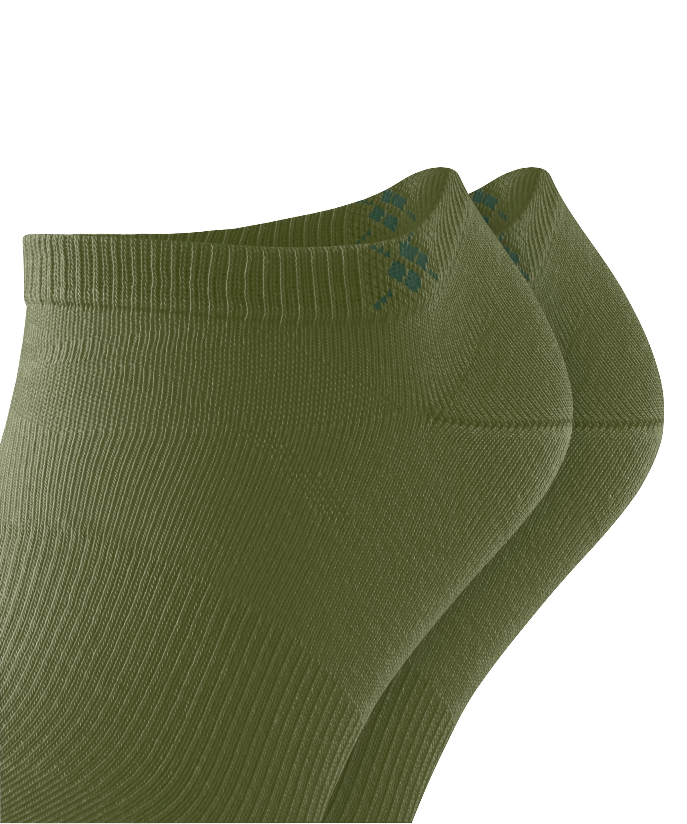 Burlington Chaussettes de baskets »Everyday« 2 paires,  uni, taille unique 40-46, logo Burlington tricoté