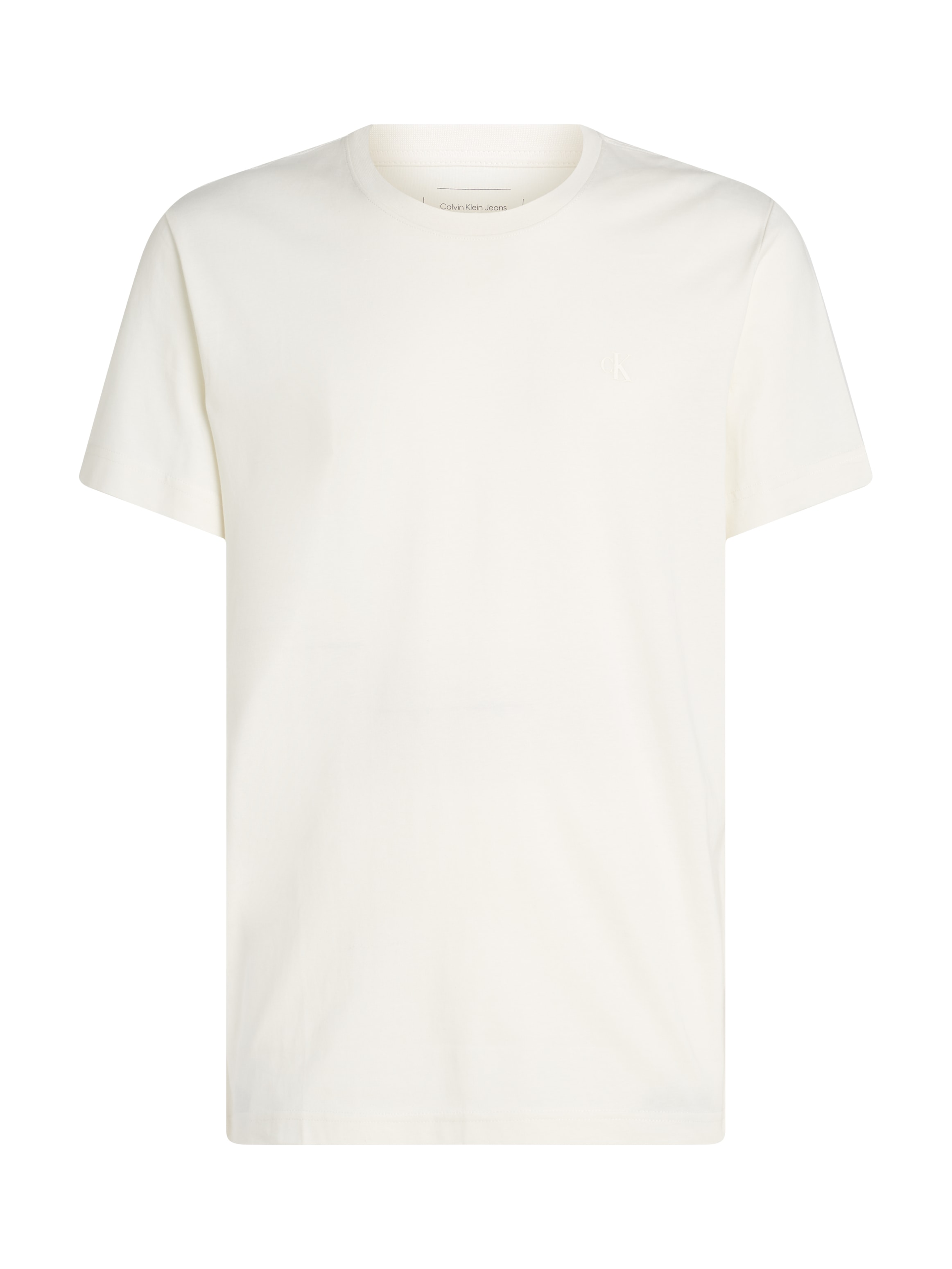 Calvin Klein Jeans T-Shirt »TEXTURED MONOLOGO TEE«, mit Backprint