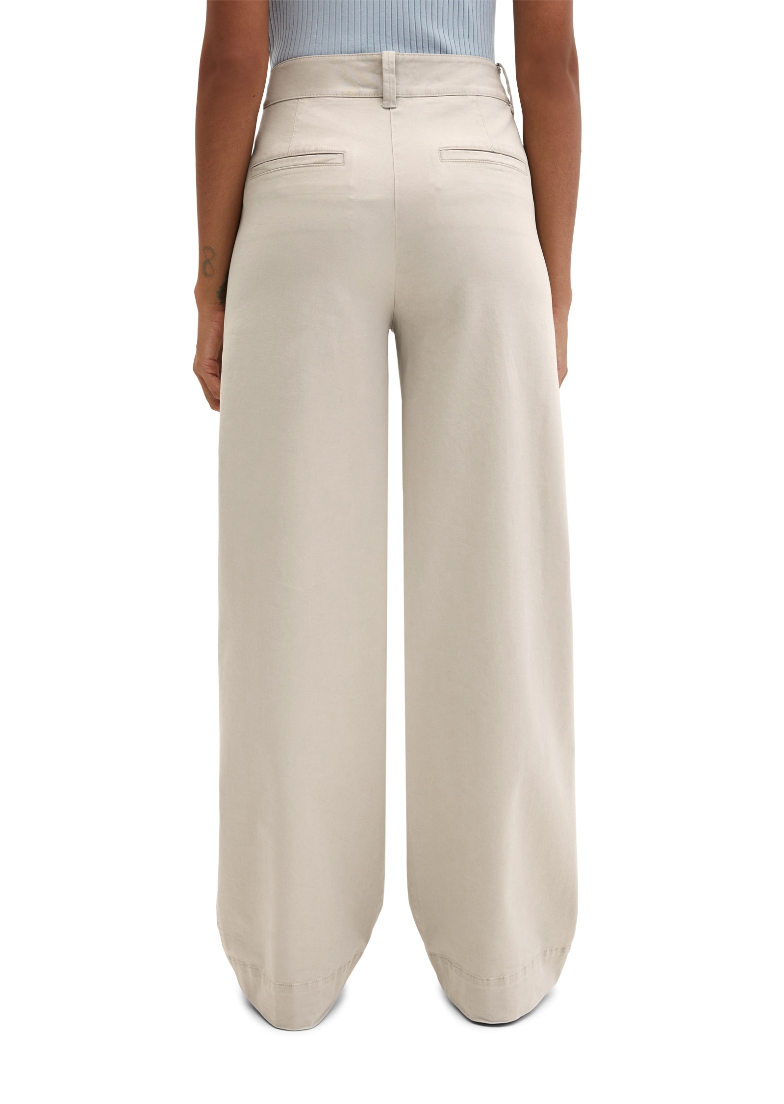 Marc O'Polo Pantalon stretch  straight leg, aus Brushed Cotton Twill