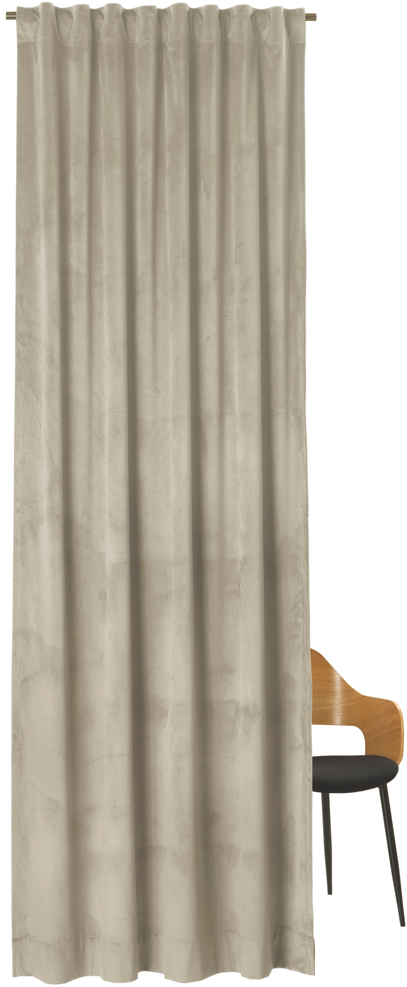 Image of Musterring Vorhang "Velvet" verdeckte Schlaufen 1 Stk. tlg. Musterring JustB