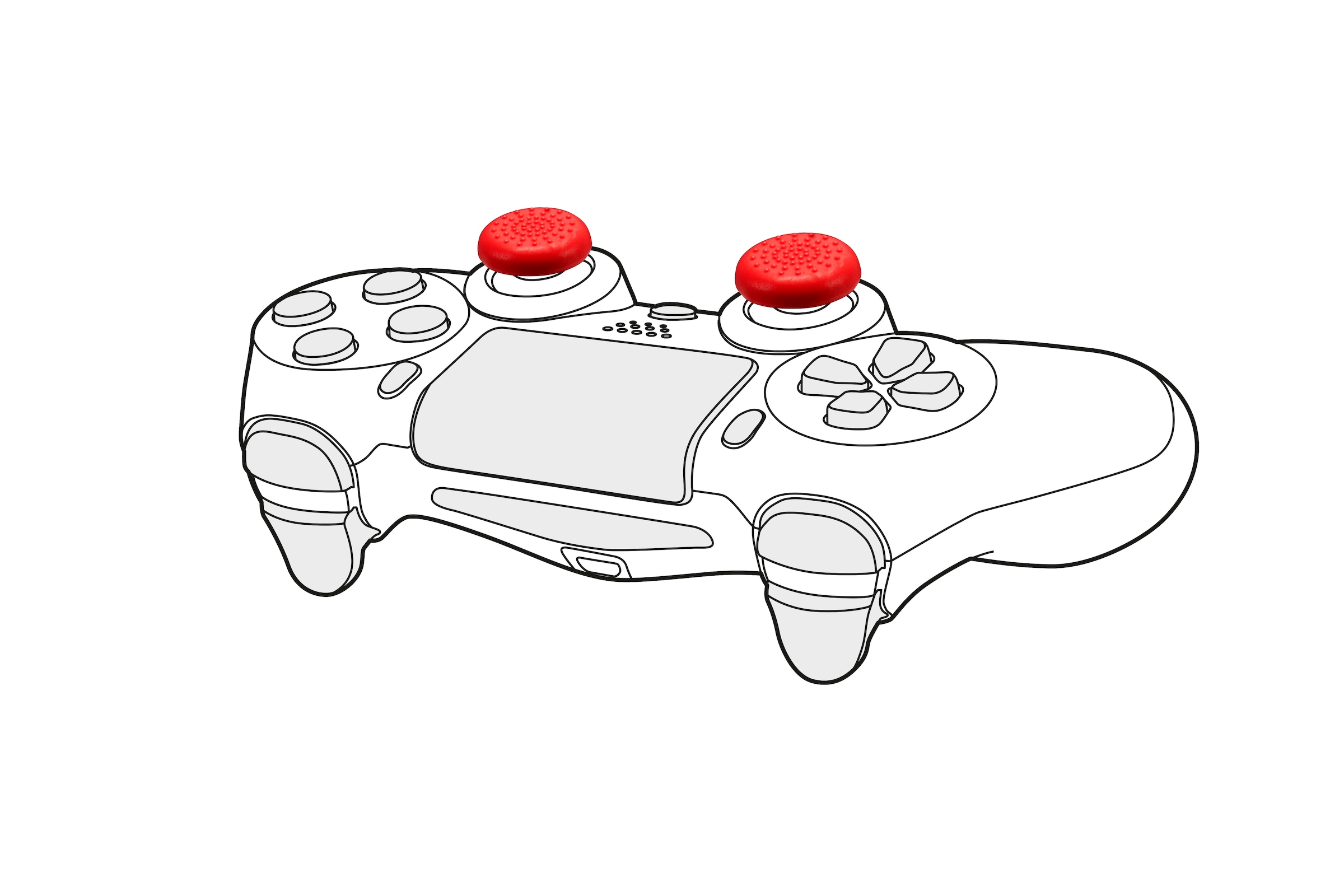 Speedlink Controller »STIX PRO Controller Cap Set«, Aufsätze für Analogsticks für PS5/PS4/Xbox Series X, 8 Kappen