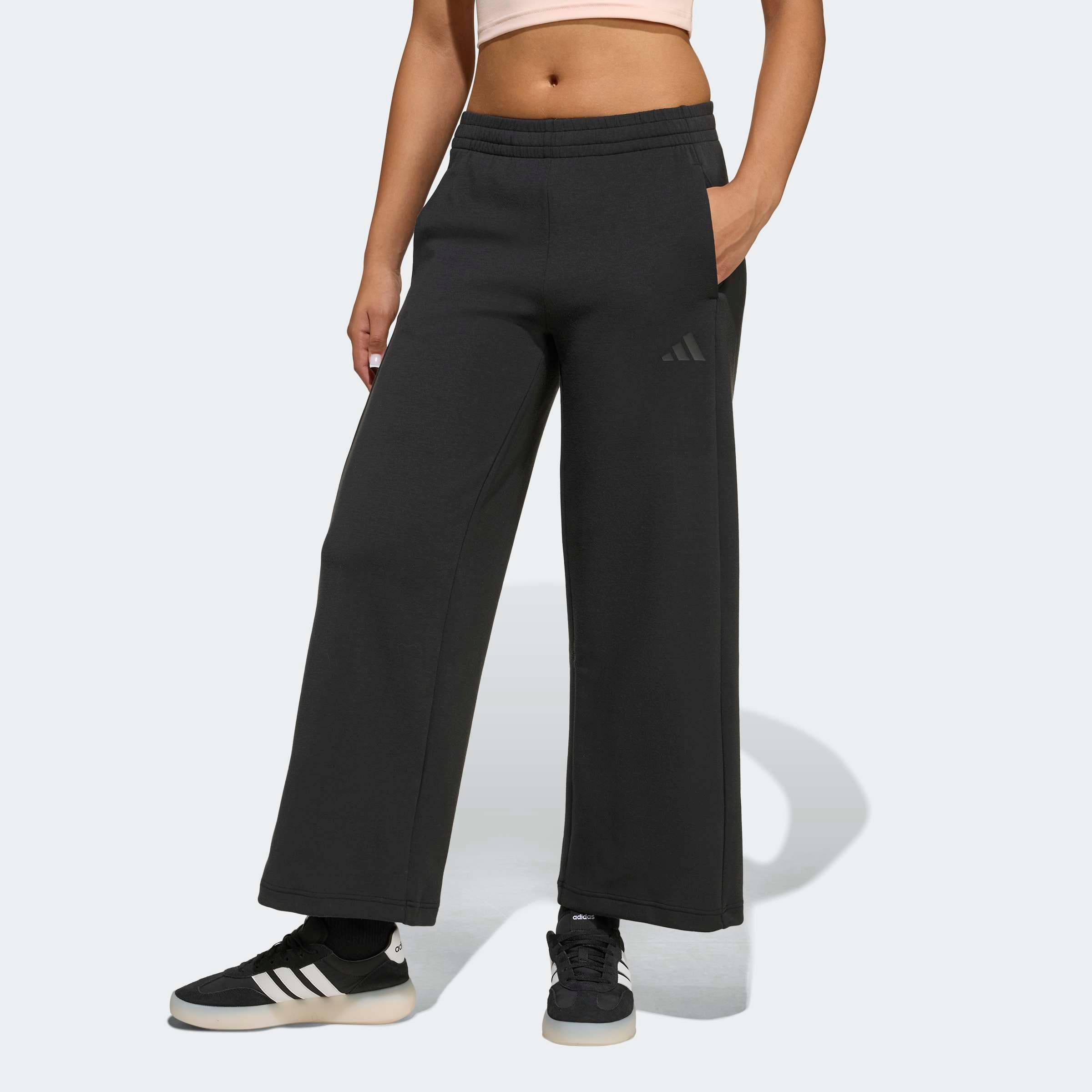 Image of adidas Sportswear Sporthose "FUTURE ICONS 3-STREIFEN MIT WEITEM BEIN" für Kinder, sportlicher Stil