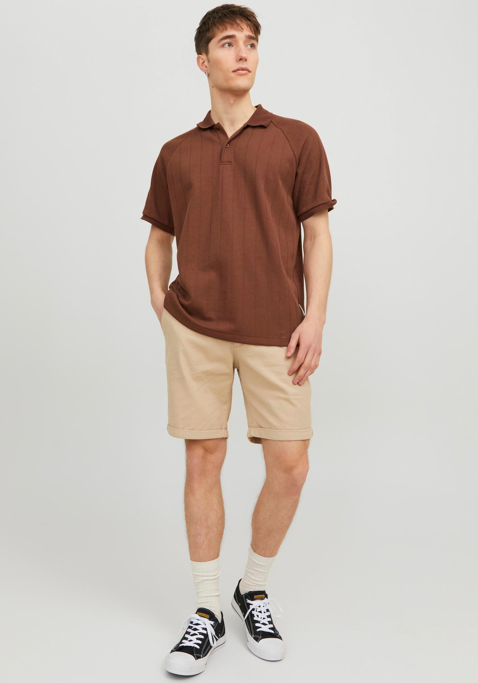 Jack & Jones Chinoshorts »JPSTFURY JJSHORTS ANA SN«, mit Taschen