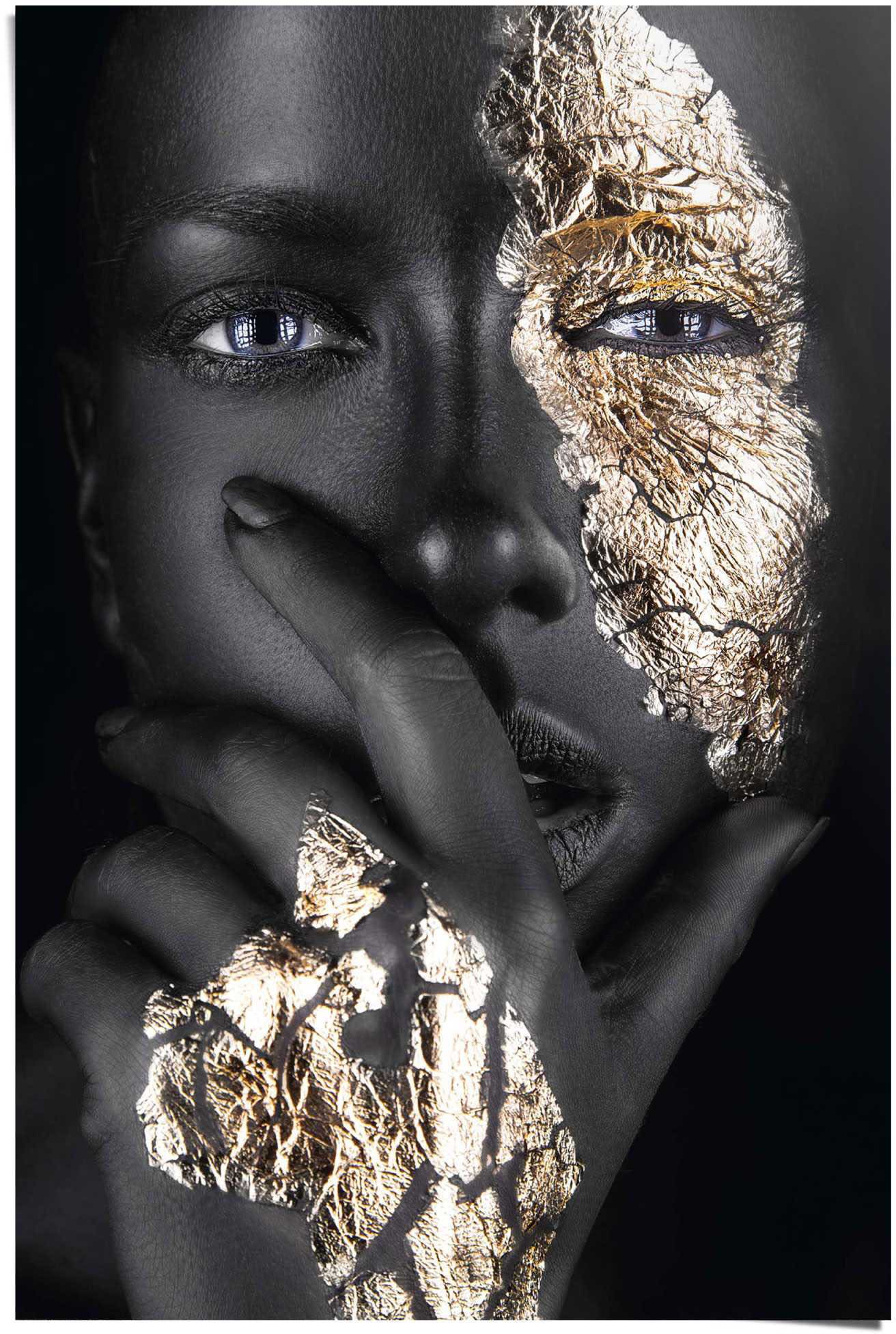 Image of Reinders! Poster »Goldfarbenene Hand« bei Ackermann Versand Schweiz