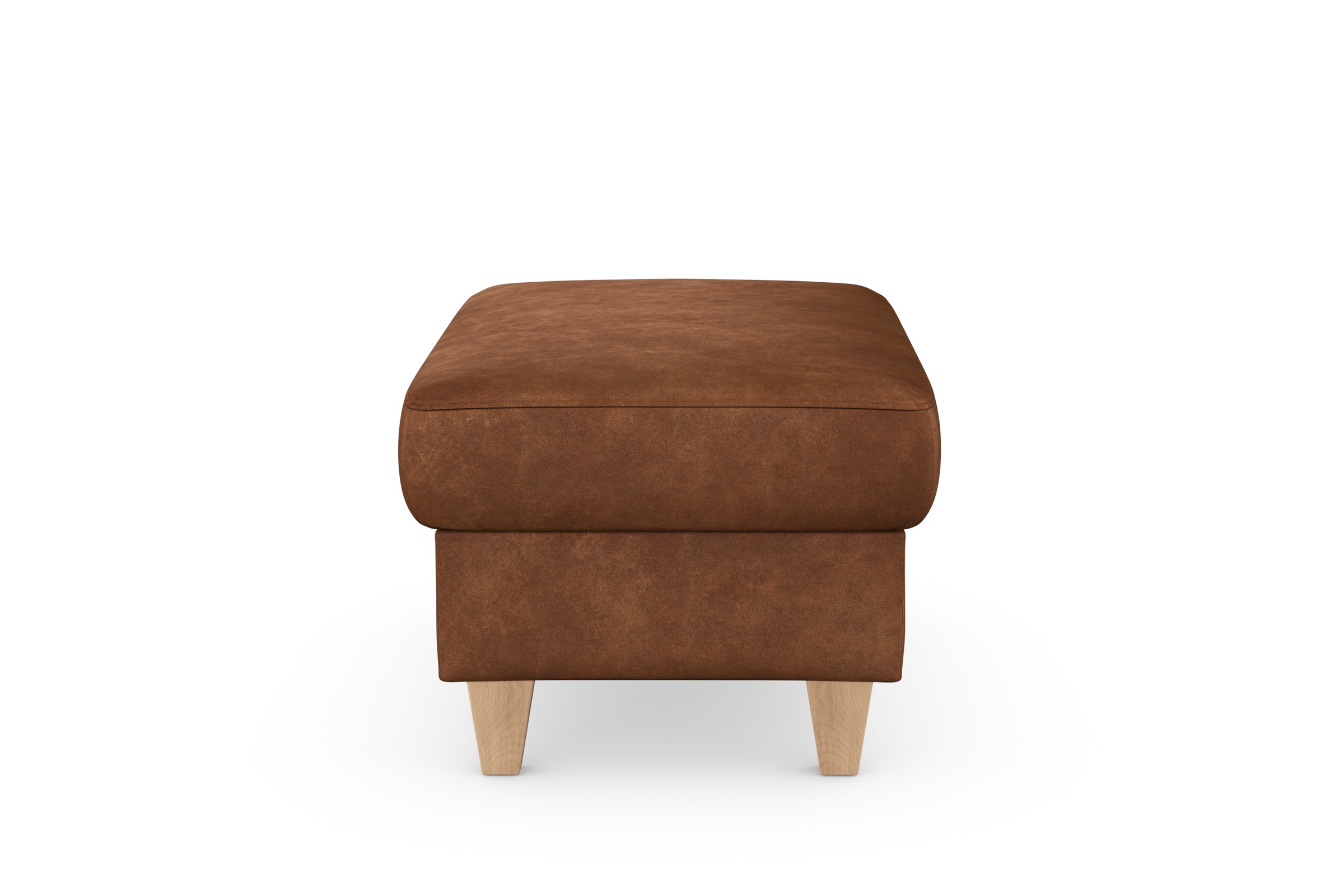 sit&more Stauraumhocker »Farö«, mit Stauraum und Federkern und naturfarbenen Füssen