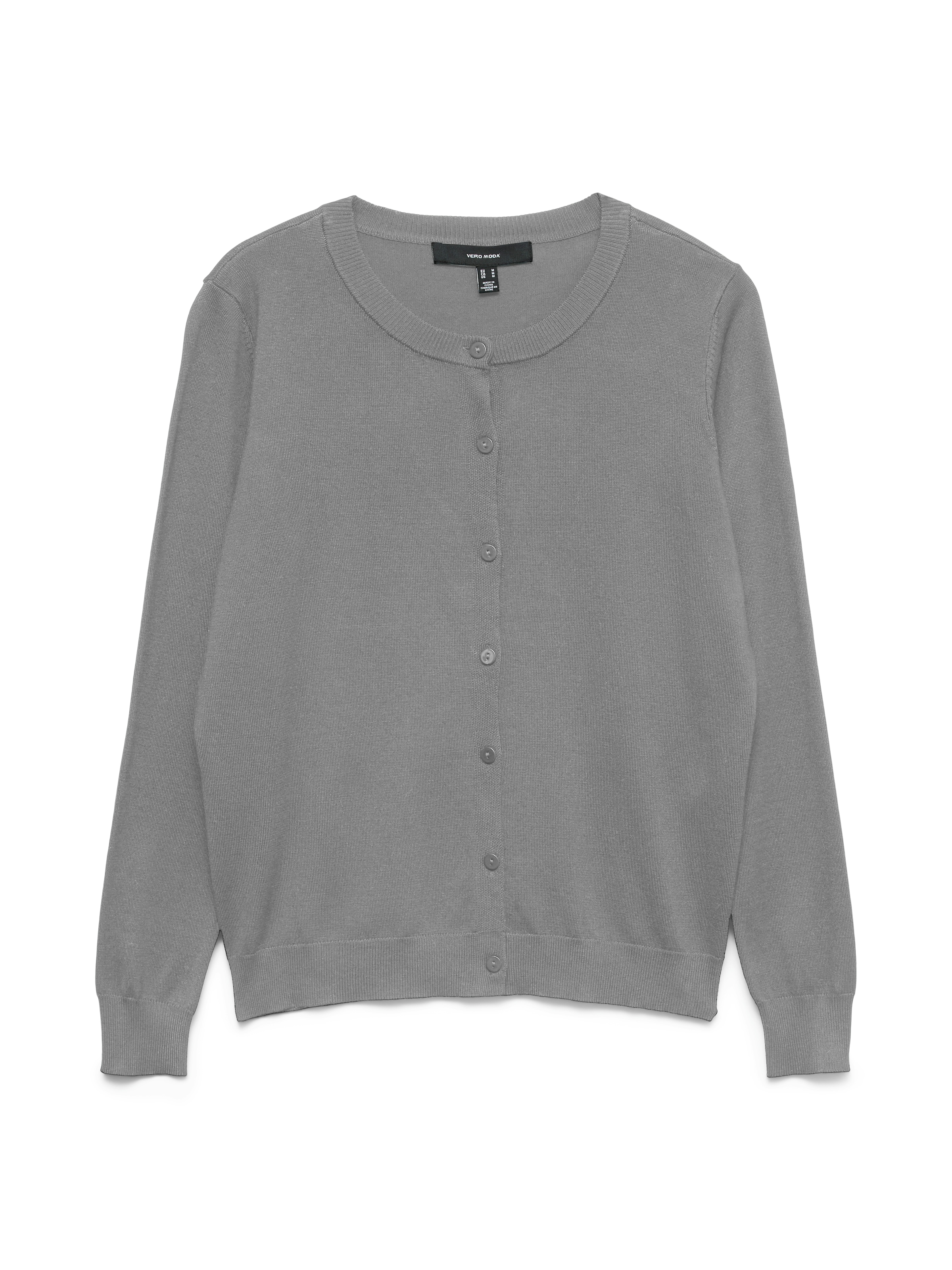 Vero Moda Veste en tricot »VMSILJE LS O-NECK CARDIGAN NOOS« mélange viscose, coupe régulière