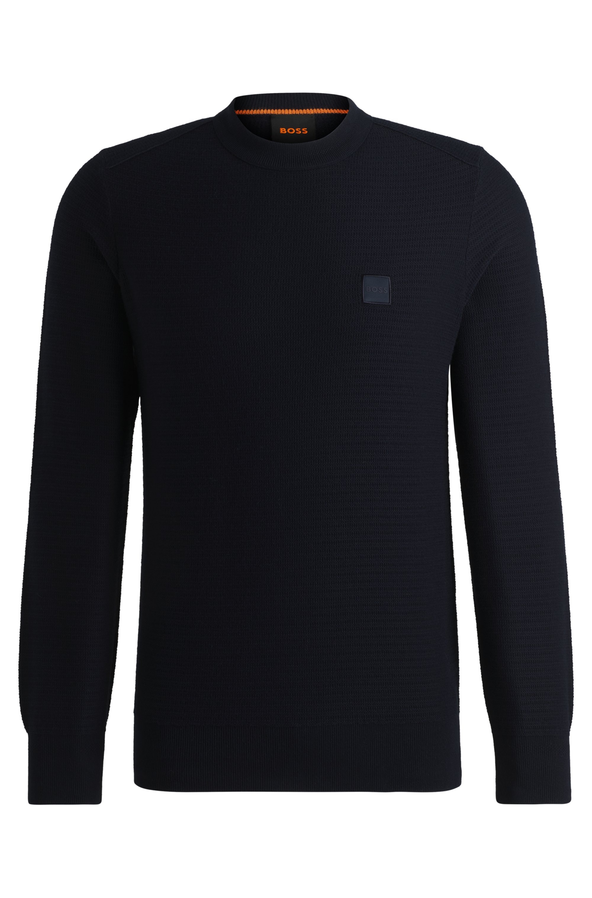 BOSS ORANGE Strickpullover »Anion« mit BOSS-Badge