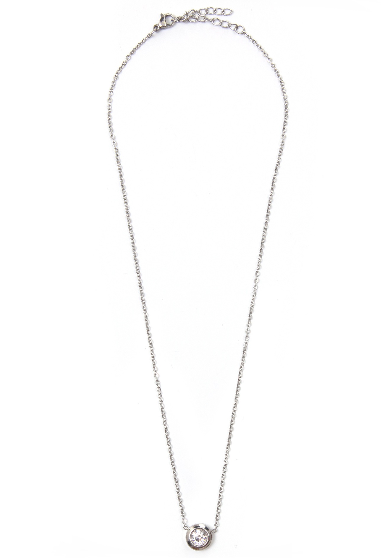 Image of J.Jayz Kette mit Anhänger »Solitär, klassisch, zeitlos«, mit Glasstein bei Ackermann Versand Schweiz